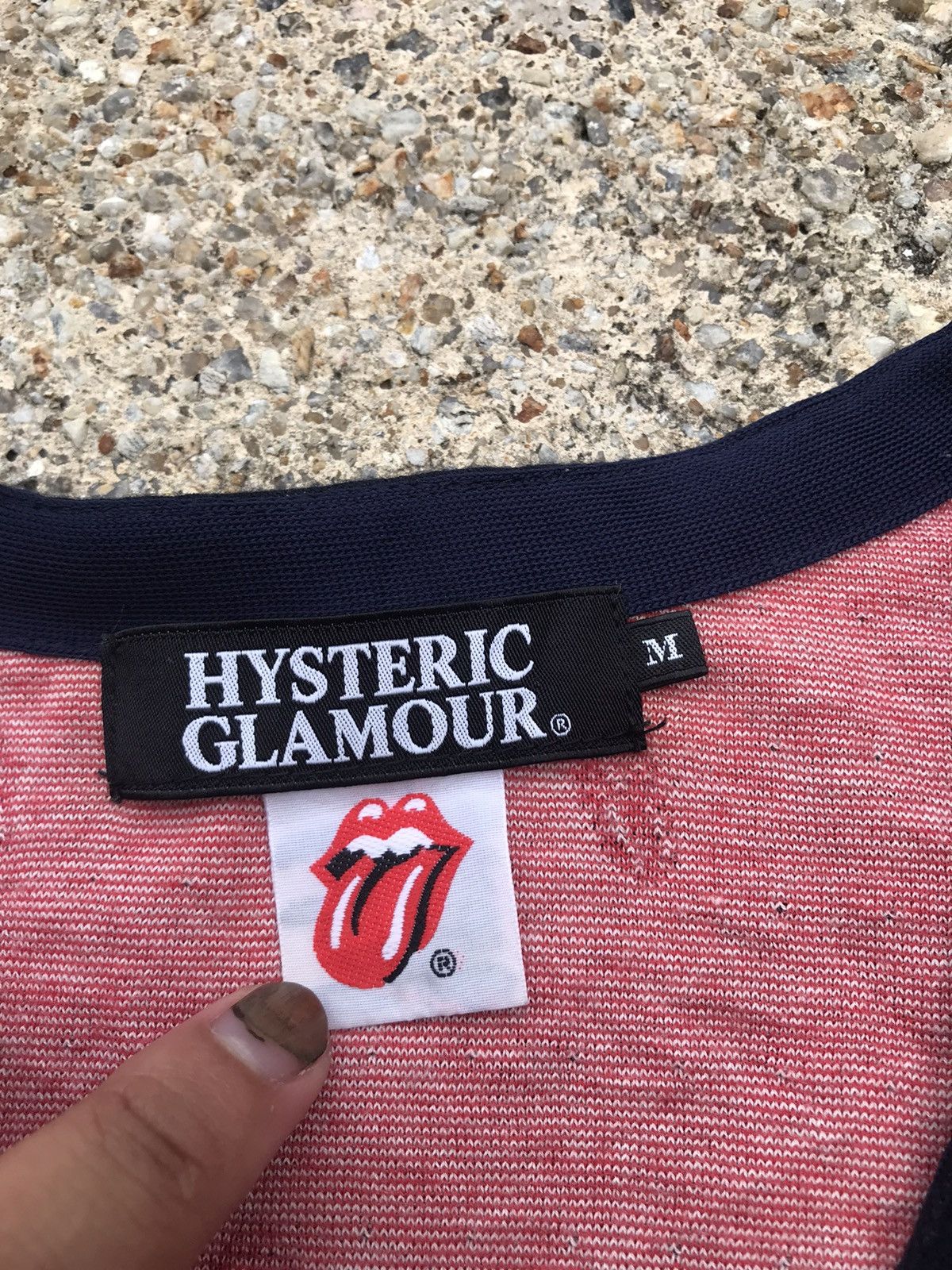 Hysteric Glamour Vintage Hysteric Glamour Rolling Stone Monogram Cardigan Size US M / EU 48-50 / 2 - 4 Thumbnail