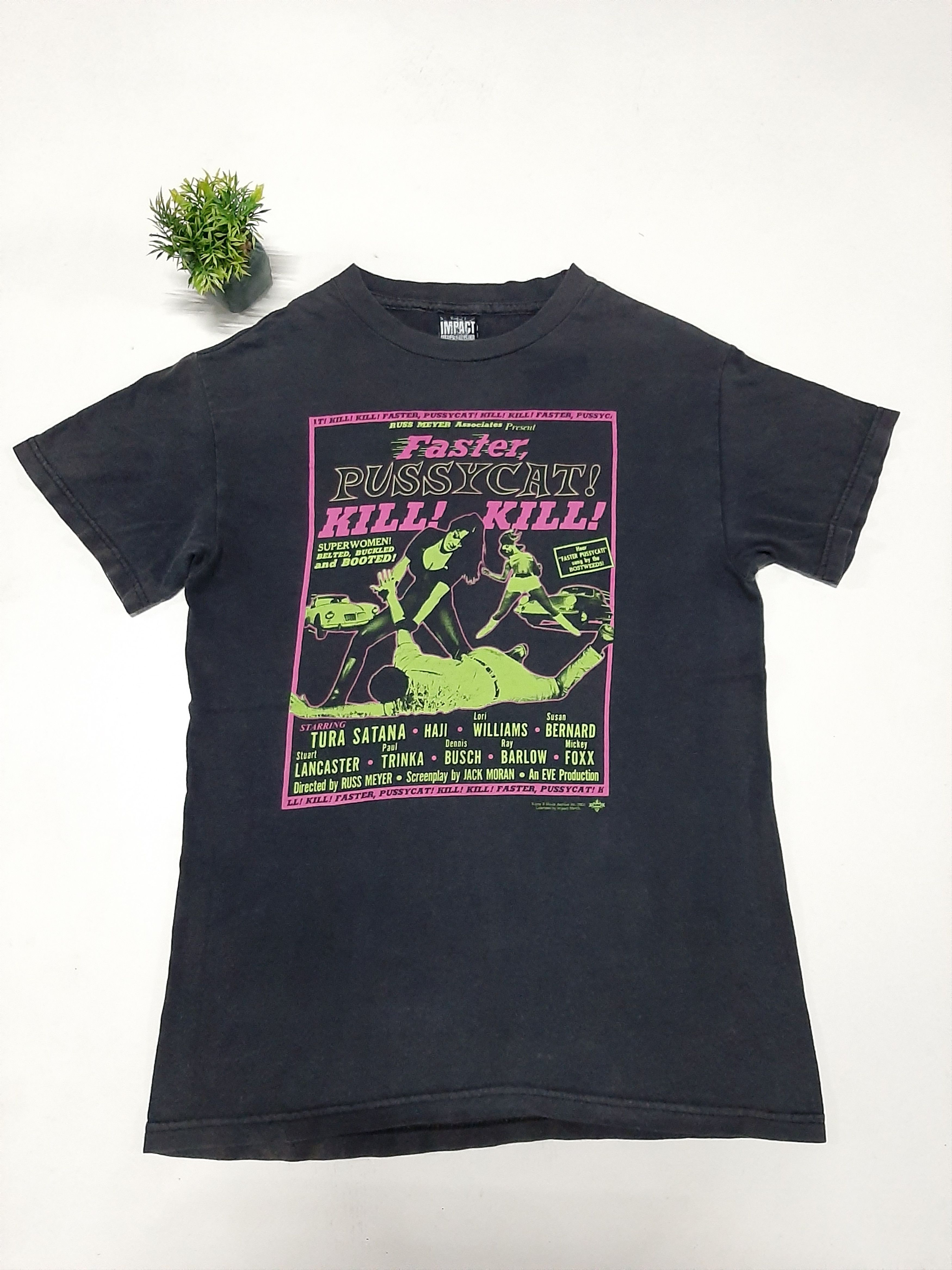 Vintage VINTAGE 1965 ACTION MOVIE REPRO EARLY 2K"FASTERPUSYCAT!KILL Size US S / EU 44-46 / 1 - 1 Thumbnail