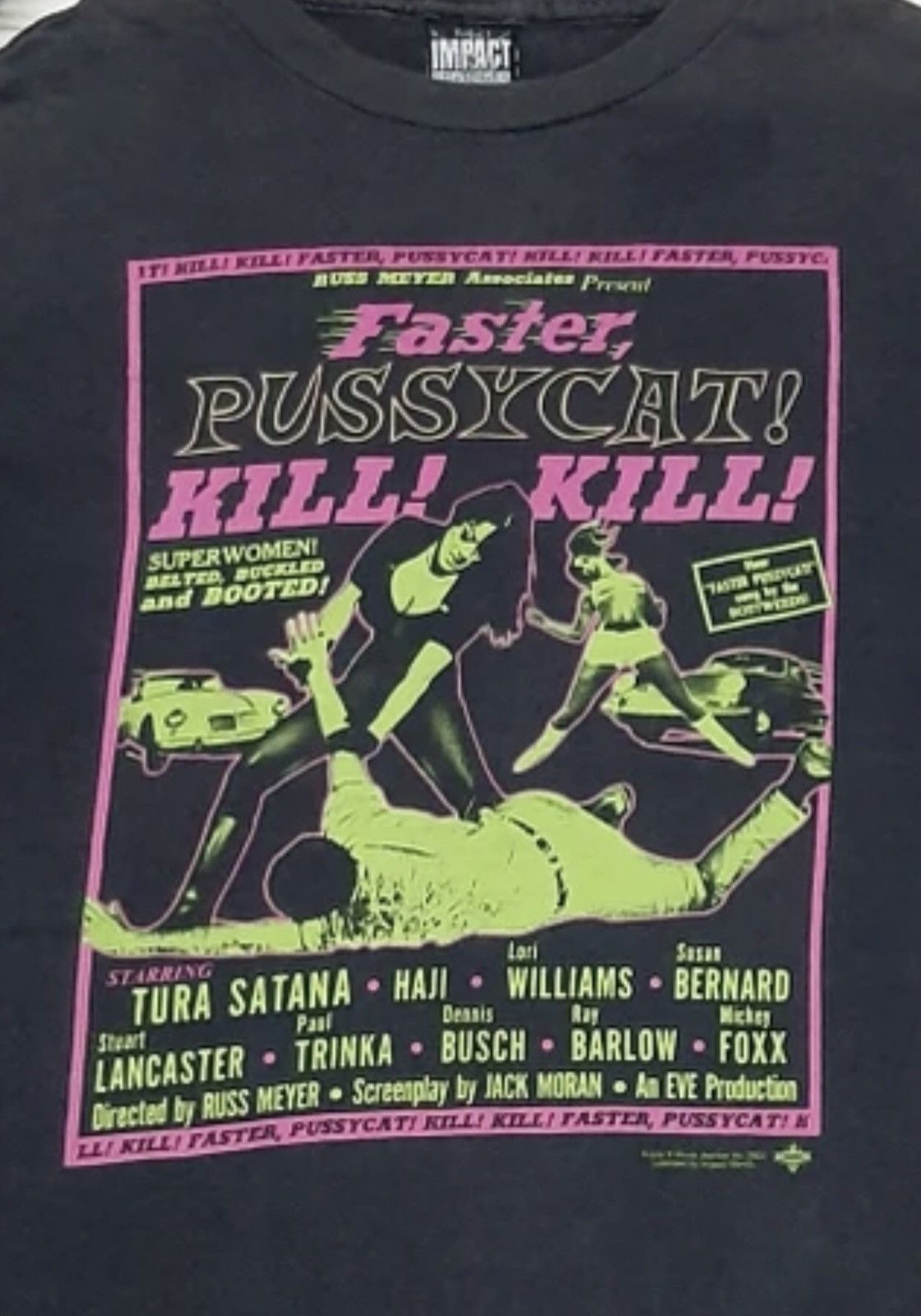 Vintage VINTAGE 1965 ACTION MOVIE REPRO EARLY 2K"FASTERPUSYCAT!KILL Size US S / EU 44-46 / 1 - 2 Thumbnail