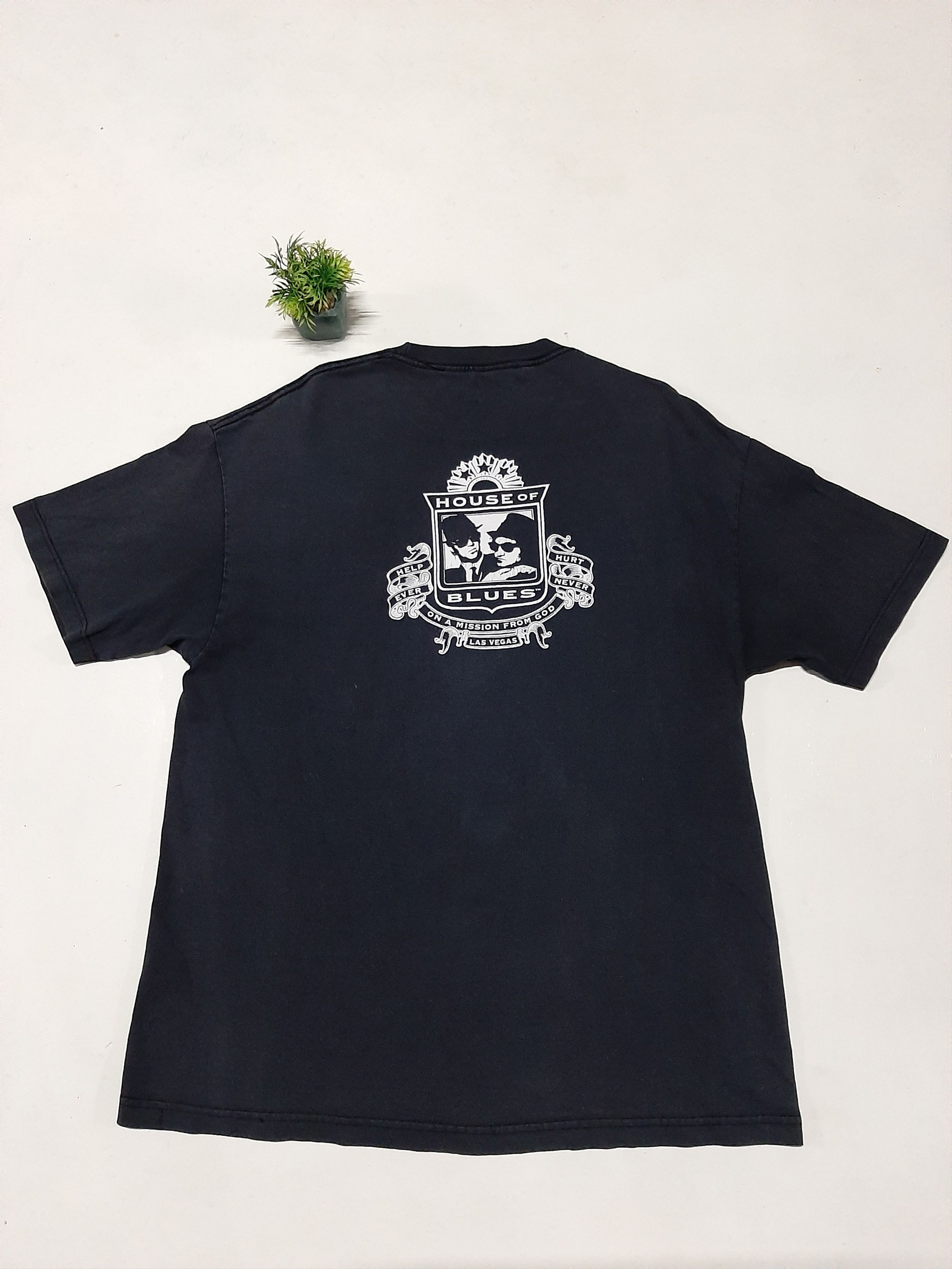 Band Tees × Vintage VTG 90s HOUSE OF BLUES FILM/MUZIK/COMEDY THE BLUES BROTHERS Size US L / EU 52-54 / 3 - 3 Thumbnail