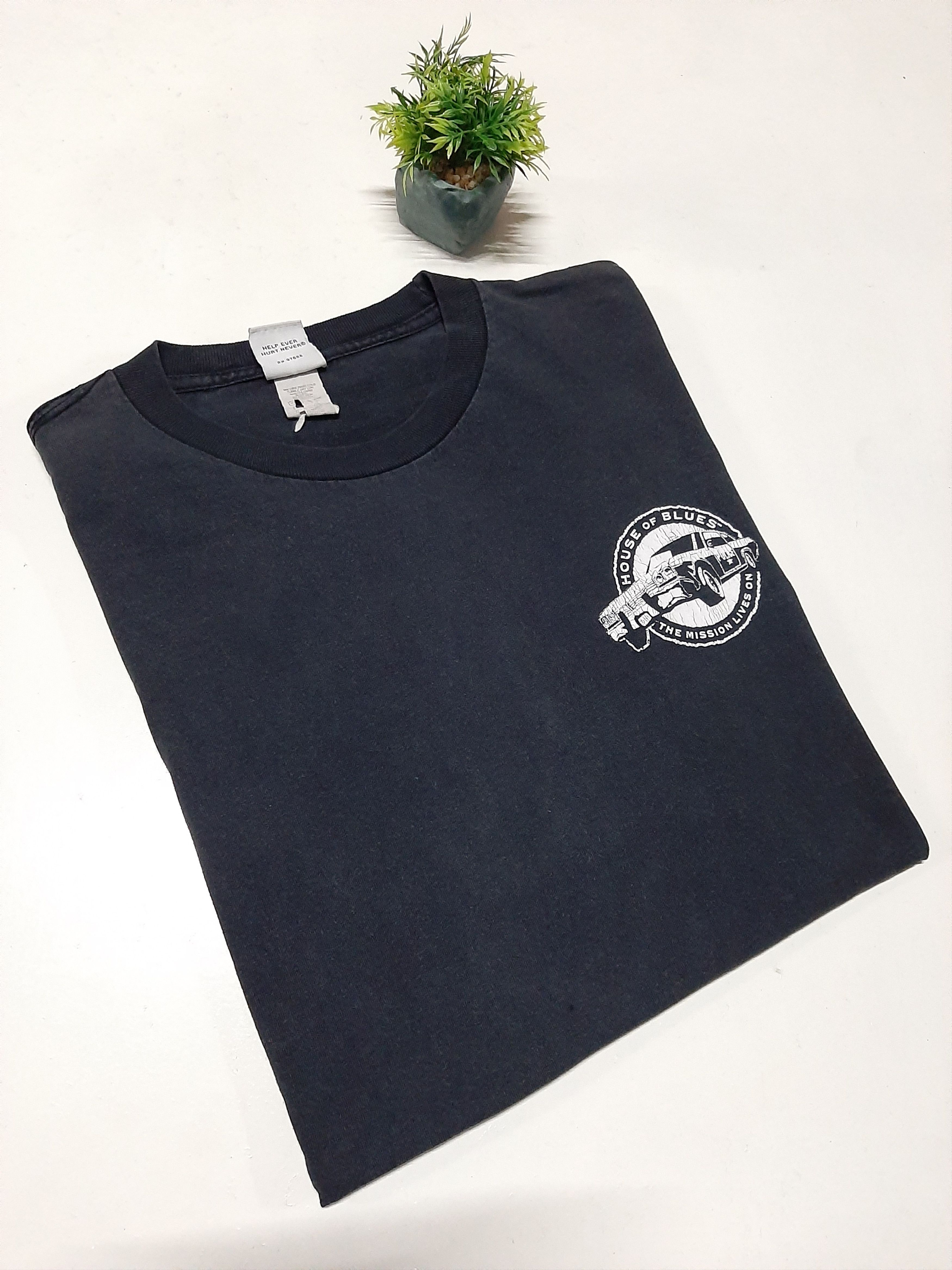 Band Tees × Vintage VTG 90s HOUSE OF BLUES FILM/MUZIK/COMEDY THE BLUES BROTHERS Size US L / EU 52-54 / 3 - 1 Thumbnail