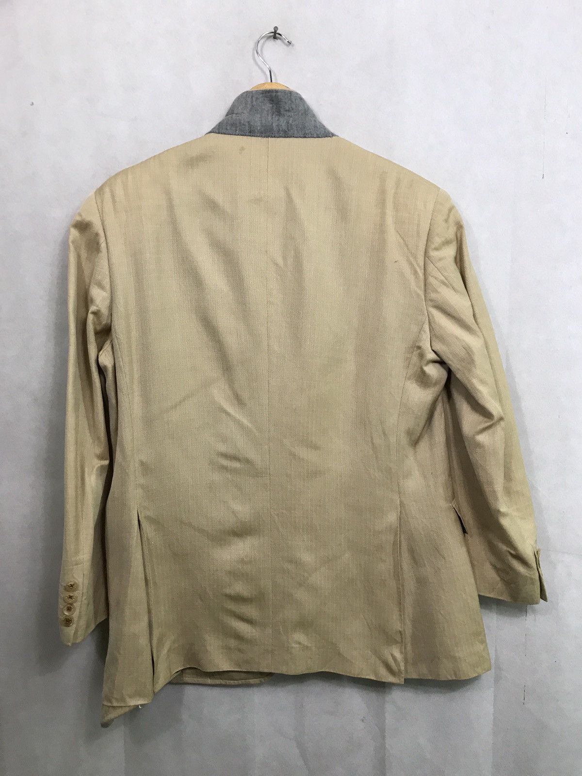 Burberry BURBERRY SILK LINEN WOOL BLAZER JACKET Size US L / EU 52-54 / 3 - 5 Thumbnail