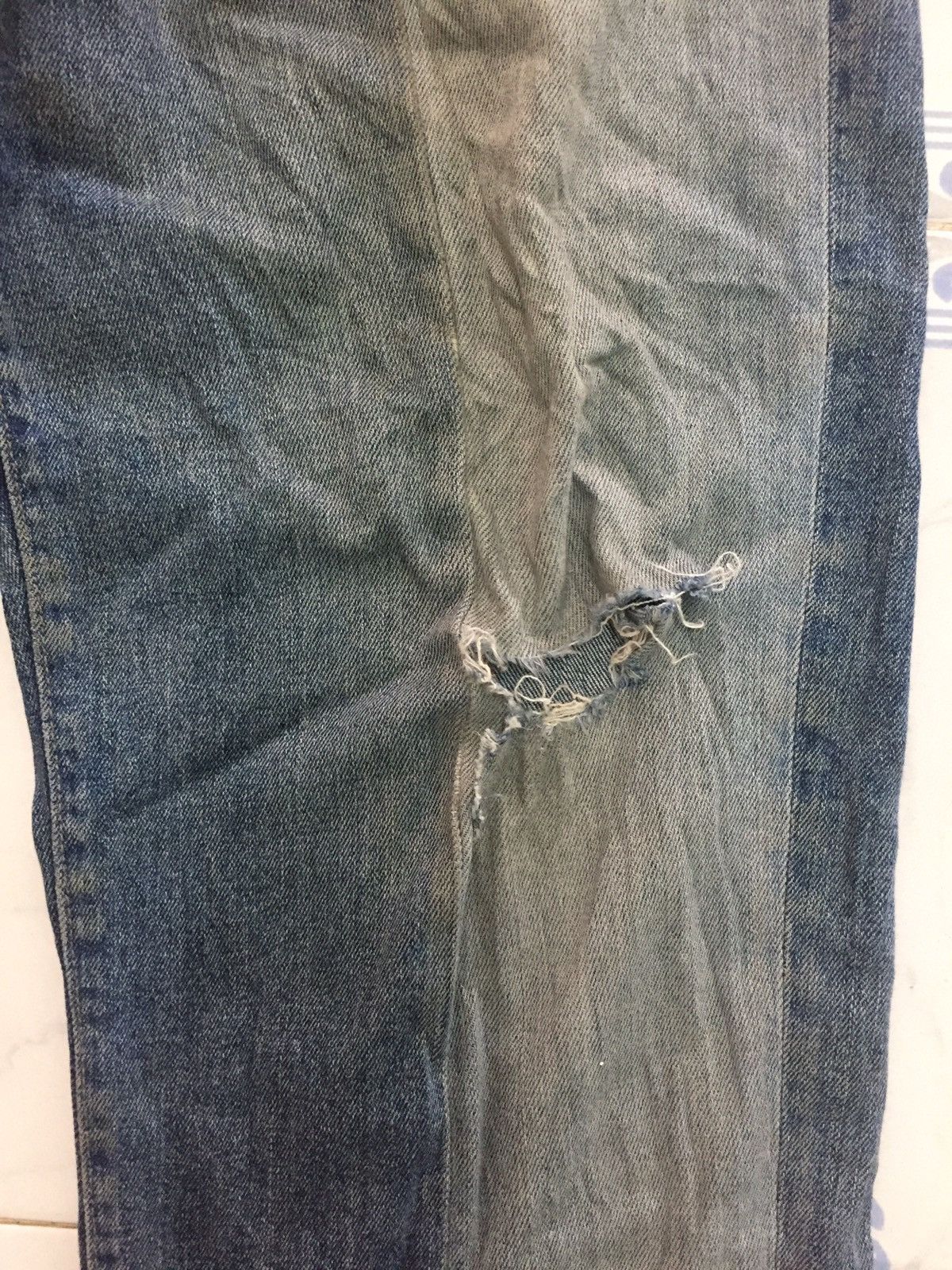 Japanese Brand Rageblue Block Patch Style Denim Jeans Pant Size US 34 / EU 50 - 4 Thumbnail