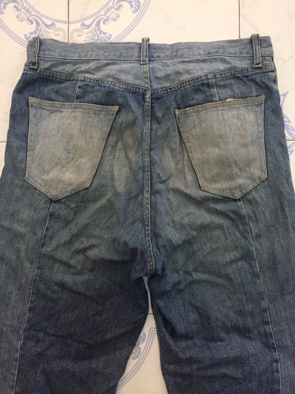 Japanese Brand Rageblue Block Patch Style Denim Jeans Pant Size US 34 / EU 50 - 10 Thumbnail
