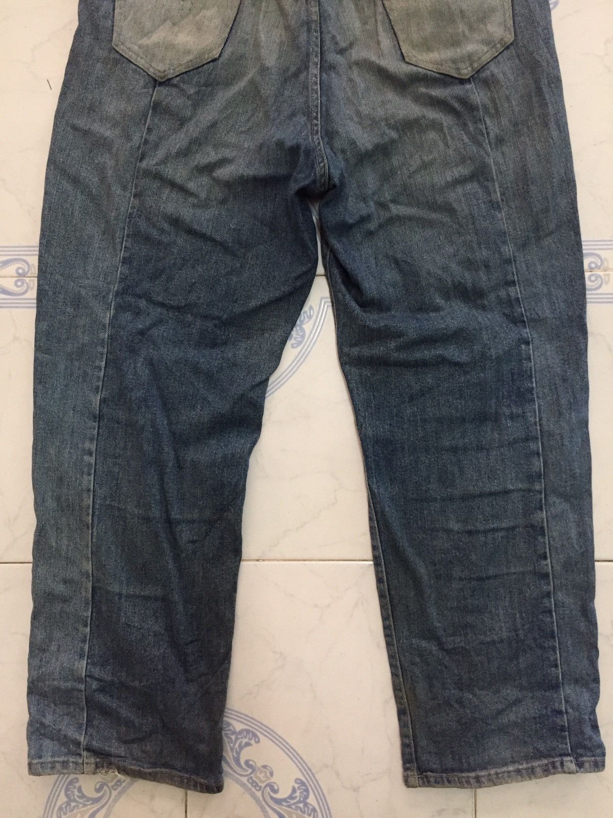 Japanese Brand Rageblue Block Patch Style Denim Jeans Pant Size US 34 / EU 50 - 9 Thumbnail