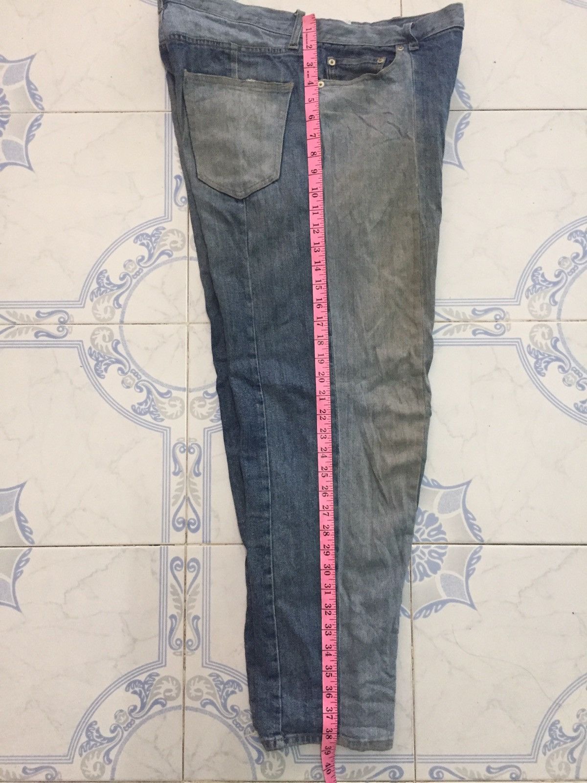 Japanese Brand Rageblue Block Patch Style Denim Jeans Pant Size US 34 / EU 50 - 16 Thumbnail