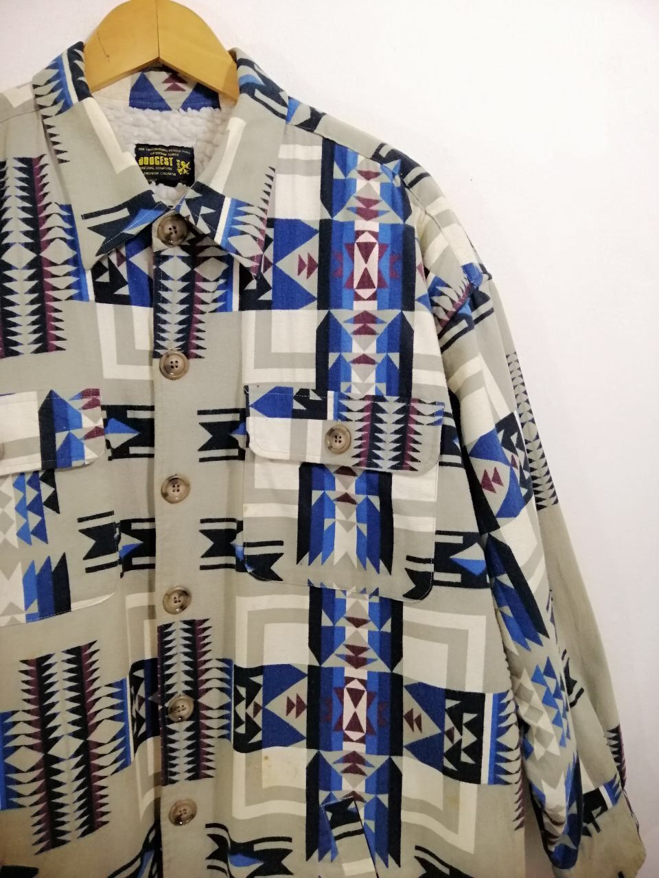 Japanese Brand Chimayo Native American Jacket Double Pocket Sherpa Inner Size US L / EU 52-54 / 3 - 6 Thumbnail
