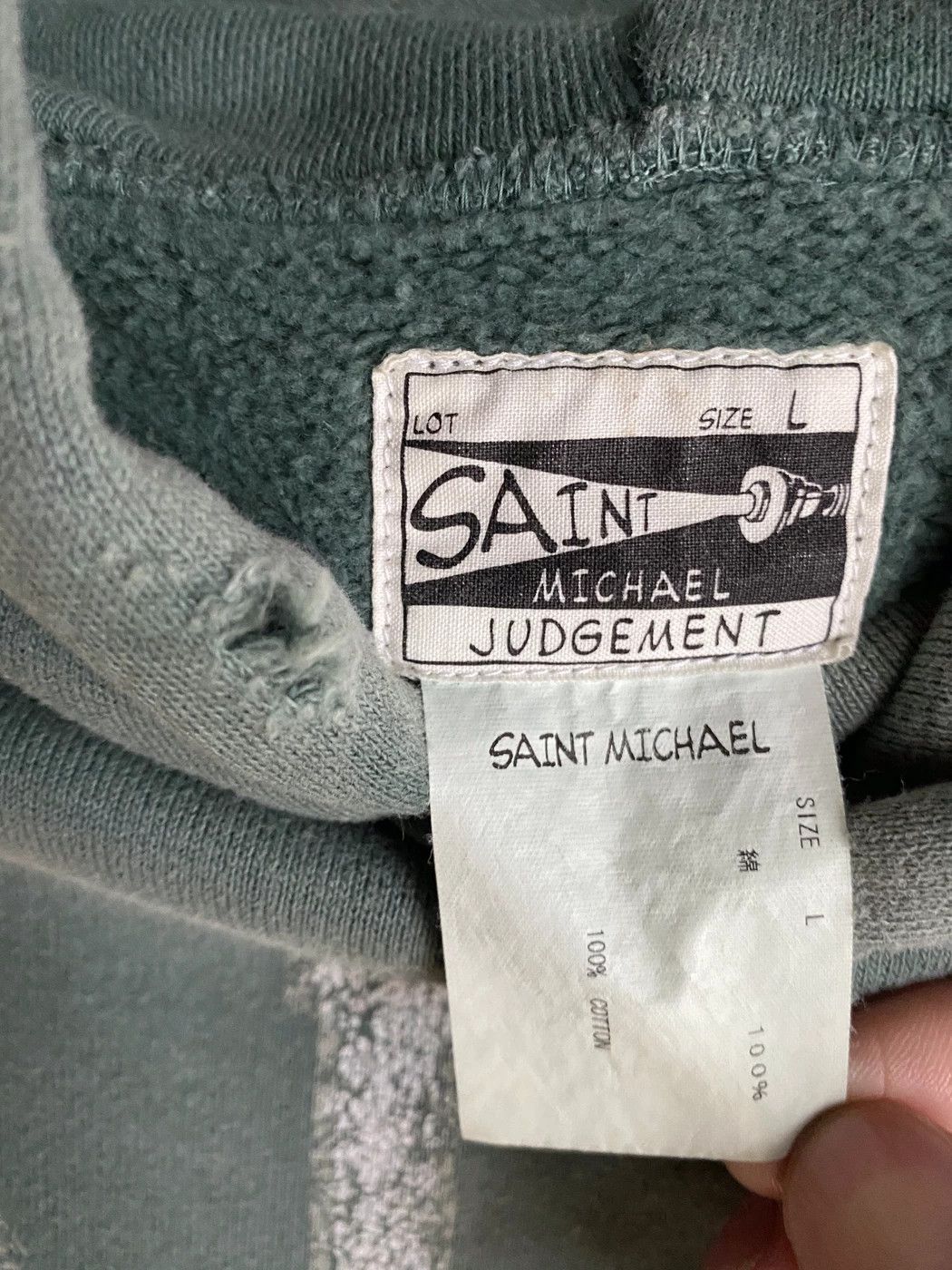 READYMADE × Saint Michael RARE SAINT MICHAEL 20AW Hoodie 3rd drop Size L Size US L / EU 52-54 / 3 - 6 Thumbnail