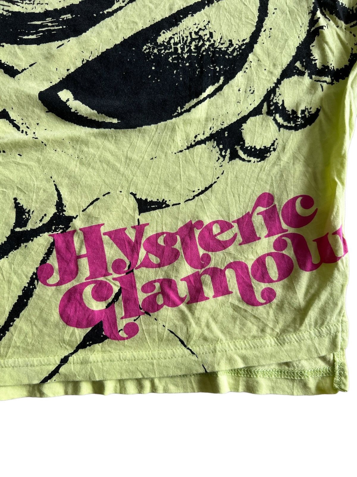 Hysteric Glamour GRAIL👌80s Hysteric Glamour Mini ™️ Logo Batwing Crop Shirt Size S / US 4 / IT 40 - 3 Thumbnail