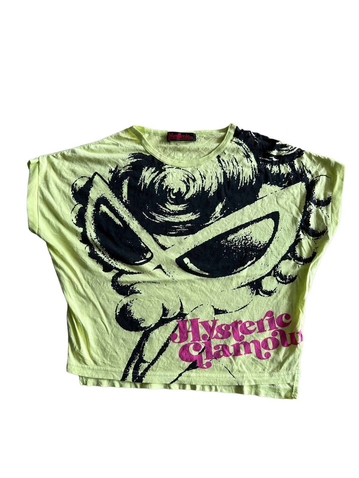 Hysteric Glamour GRAIL👌80s Hysteric Glamour Mini ™️ Logo Batwing Crop Shirt Size S / US 4 / IT 40 - 1 Thumbnail