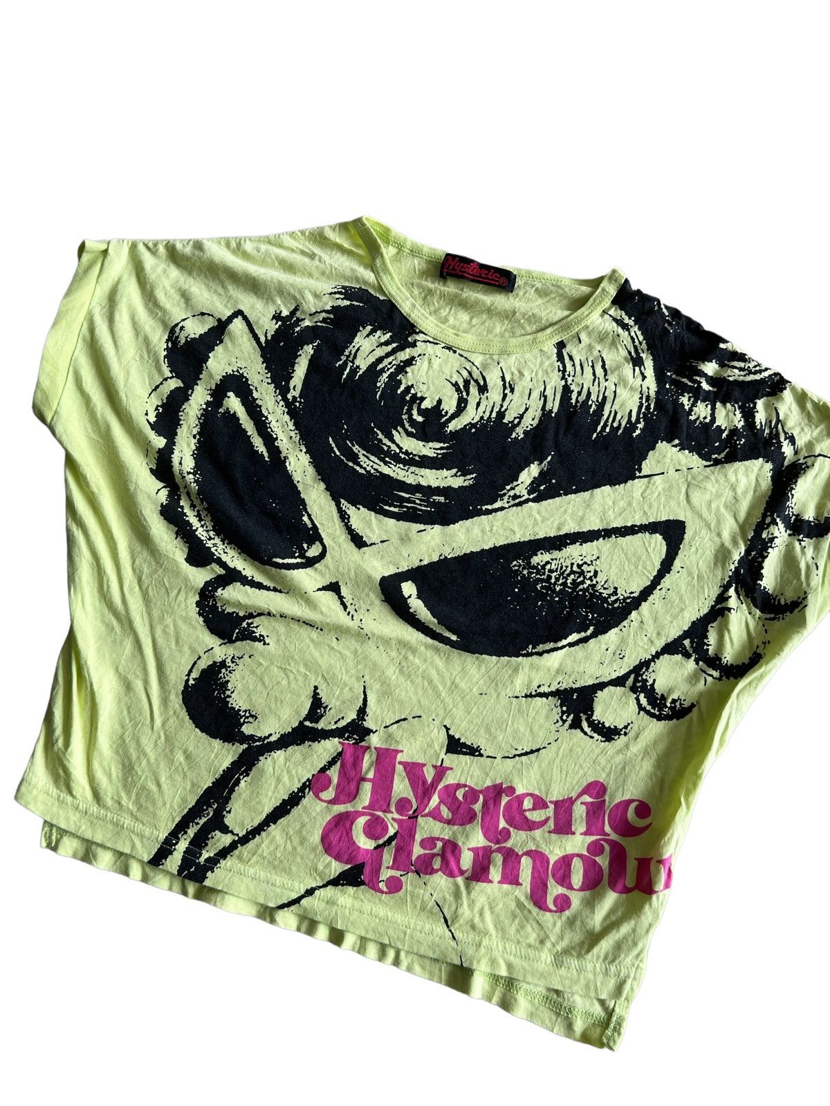 Hysteric Glamour GRAIL👌80s Hysteric Glamour Mini ™️ Logo Batwing Crop Shirt Size S / US 4 / IT 40 - 2 Thumbnail