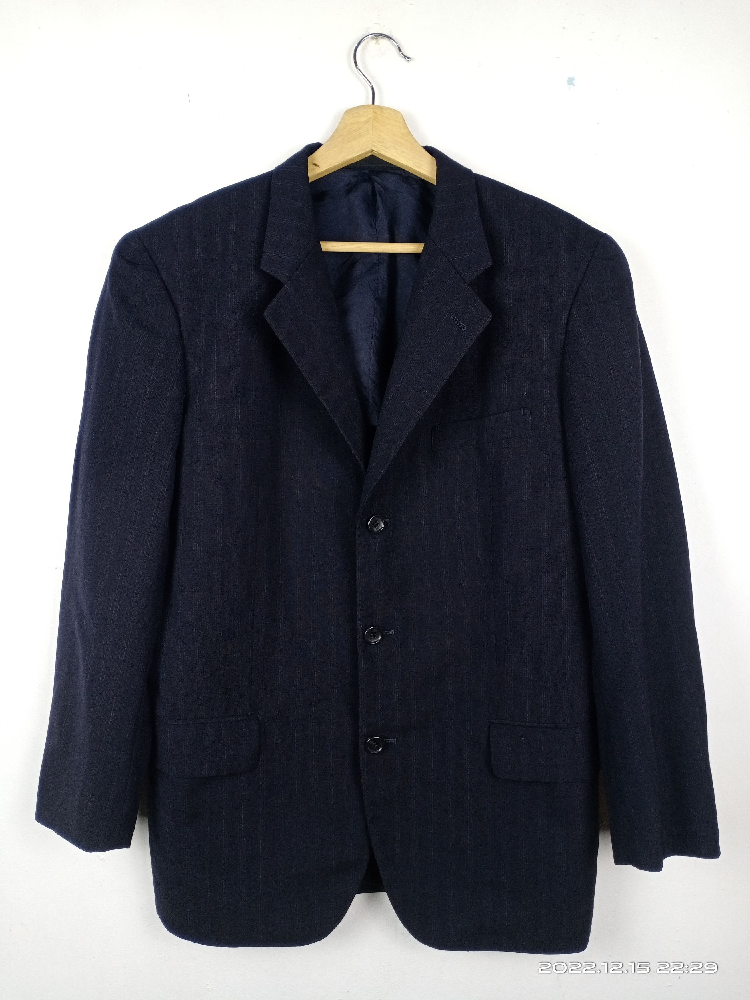 Issey Miyake 💥RARE💥Issey Miyake Striped Blazer Jacket Size US M / EU 48-50 / 2 - 1 Thumbnail