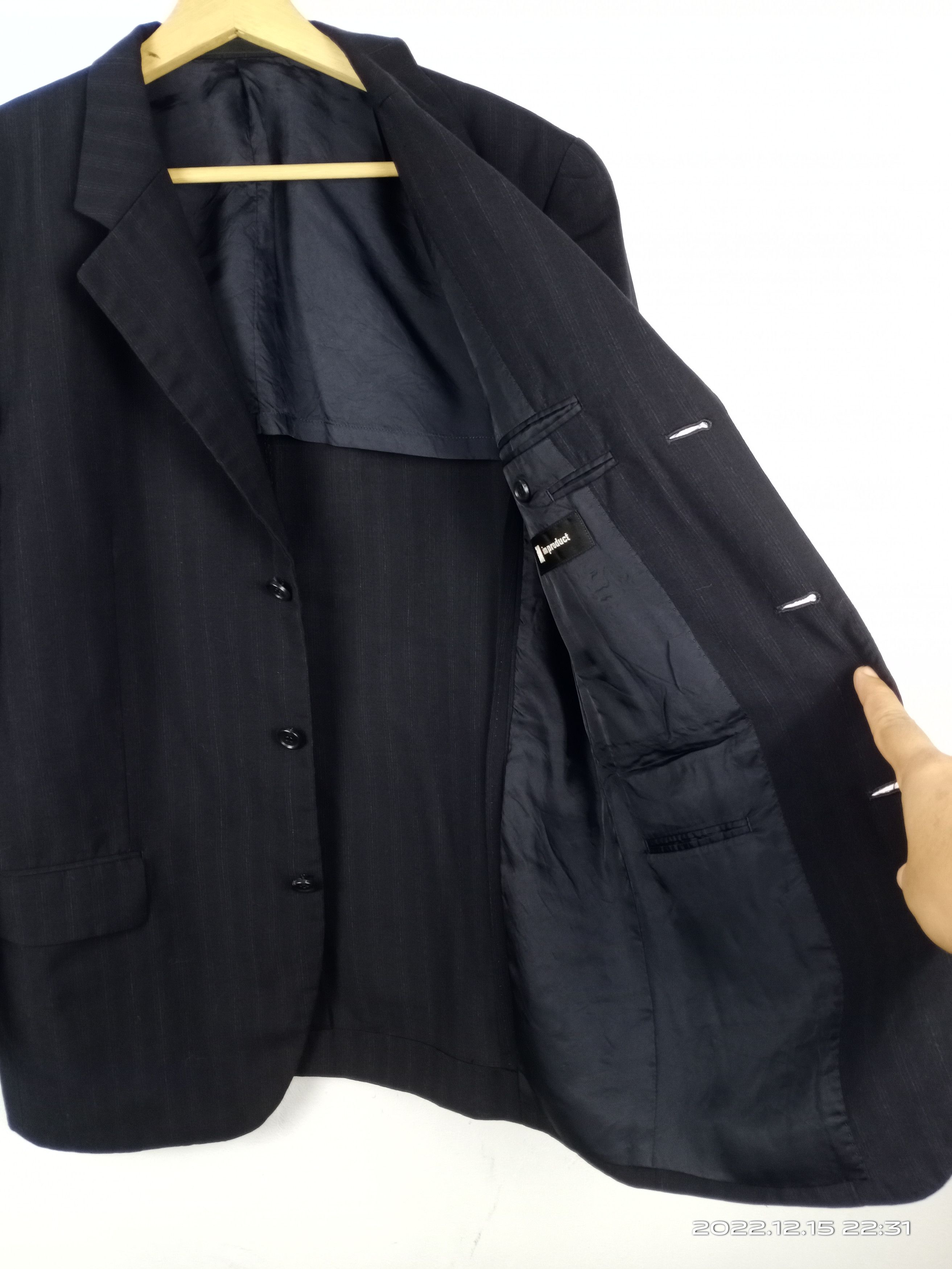 Issey Miyake 💥RARE💥Issey Miyake Striped Blazer Jacket Size US M / EU 48-50 / 2 - 5 Thumbnail