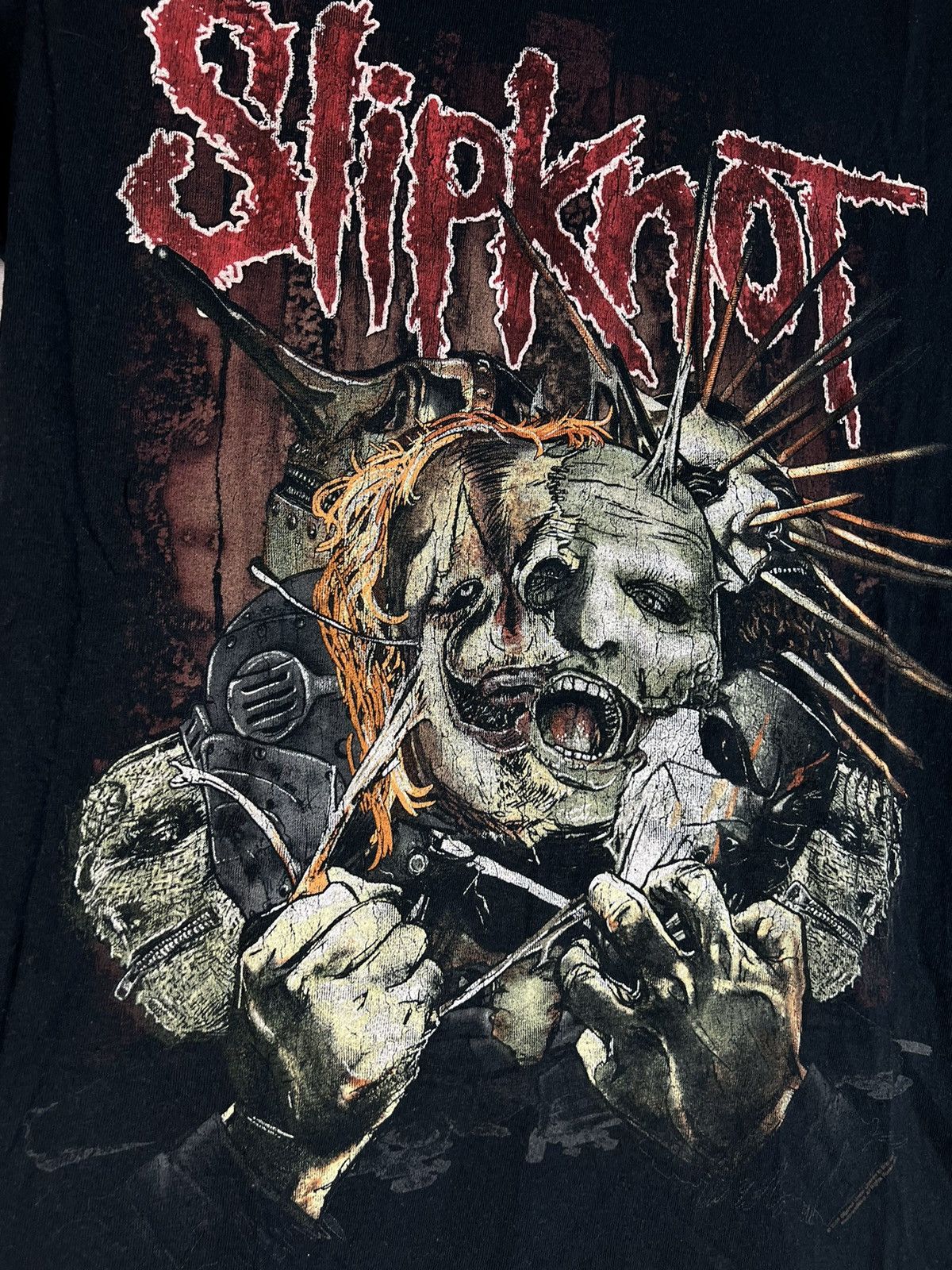 Band Tees × Vintage Vintage Slipknot Promo Black Tee Size US S / EU 44-46 / 1 - 2 Thumbnail
