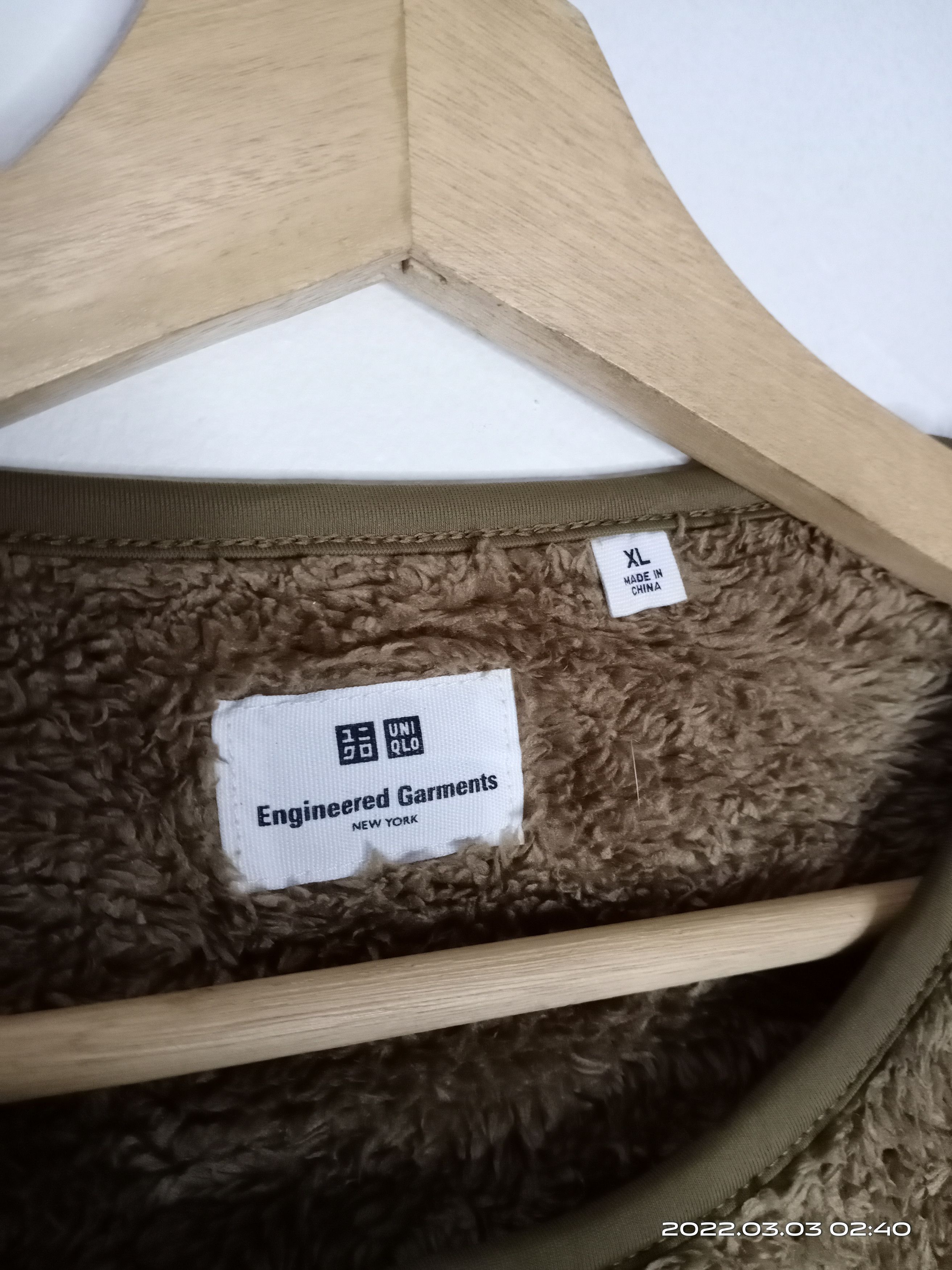 Engineered Garments × Japanese Brand × Uniqlo Engineered Garments By Uniqlo Fleece Deep Pile Sweatshirt Size US XL / EU 56 / 4 - 6 Thumbnail