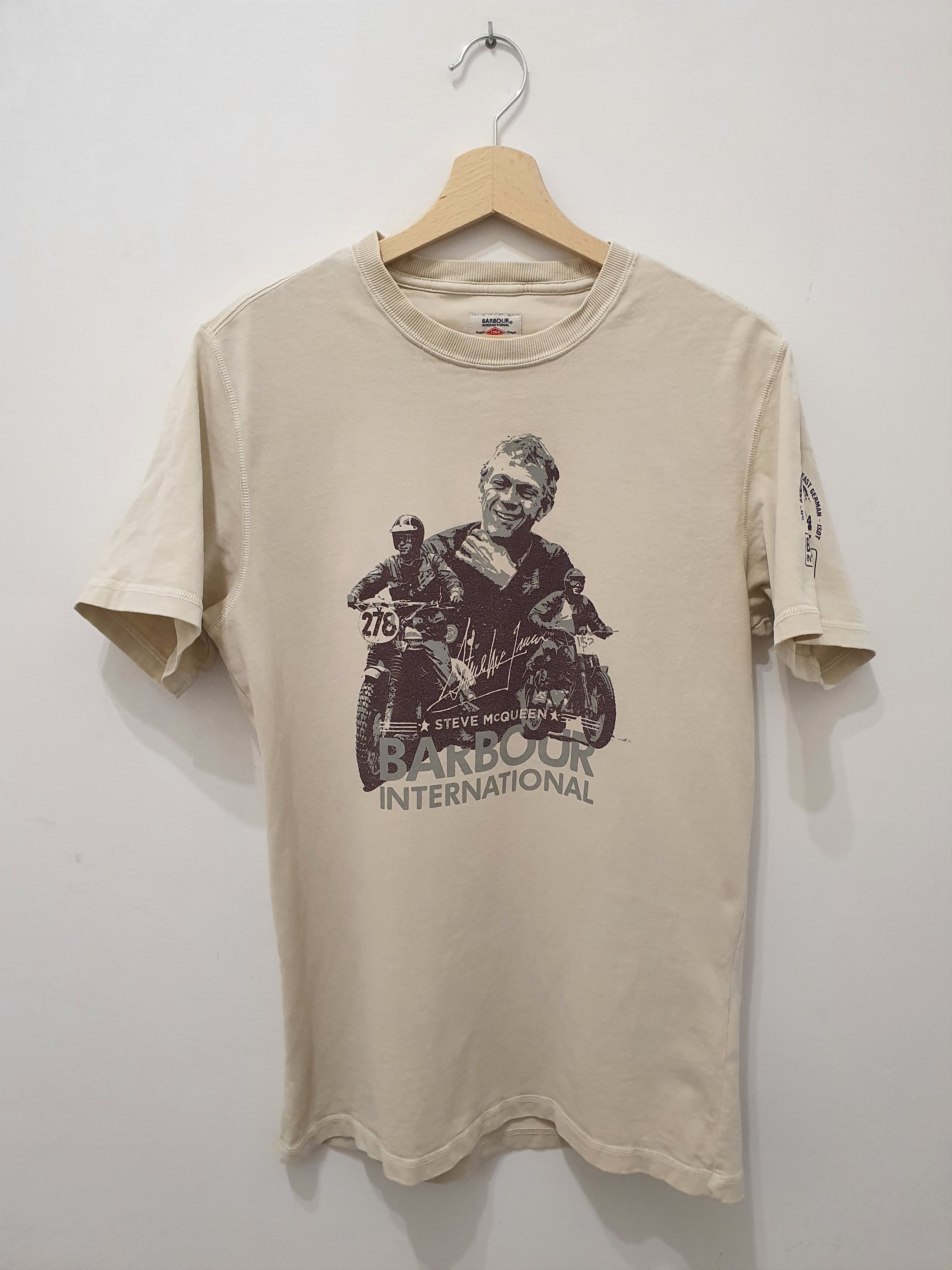Barbour Barbour Steve McQueen tee Grailed