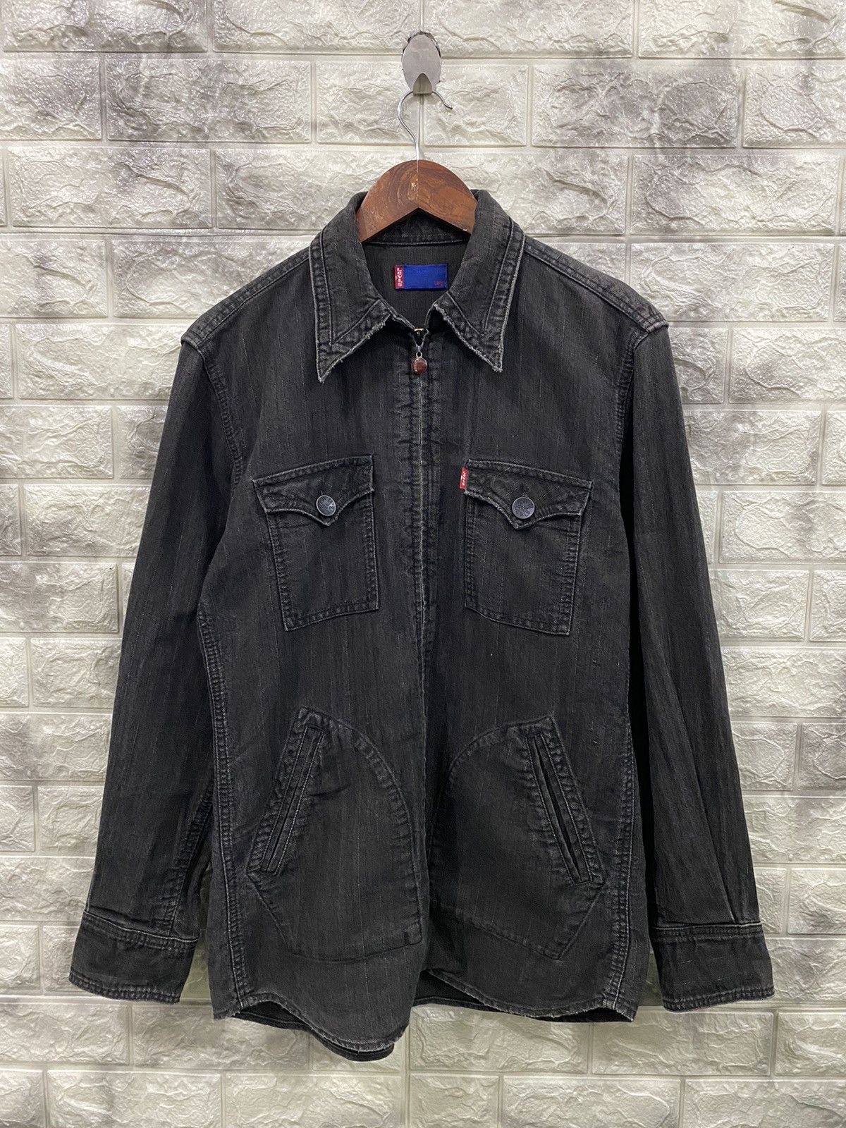 Denim Jacket × Vintage Vintage Levi's LIKE Emo Goth Punk