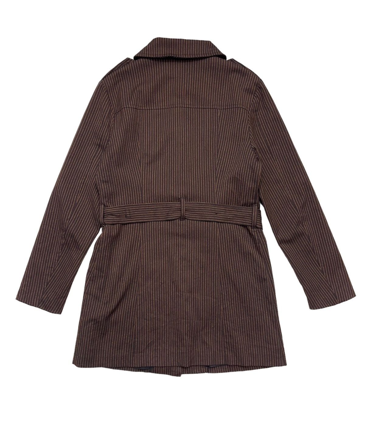 Japanese Brand Super Lovers Stripes Coats Jacket Size S / US 4 / IT 40 - 2 Thumbnail