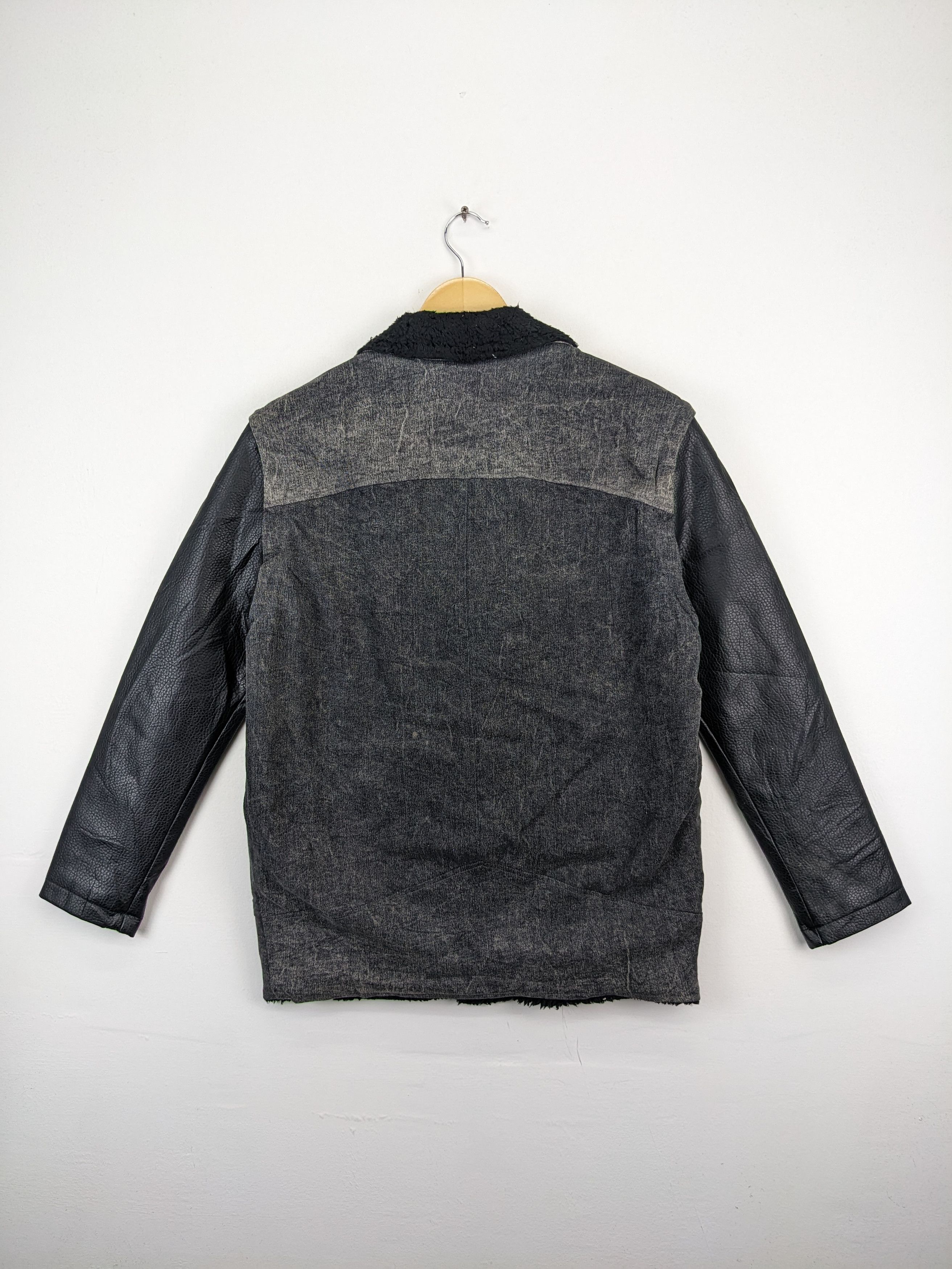 14th Addiction × Japanese Brand Vintage Bondage Jacket Double Collar Sleeve Leather Size US M / EU 48-50 / 2 - 2 Thumbnail