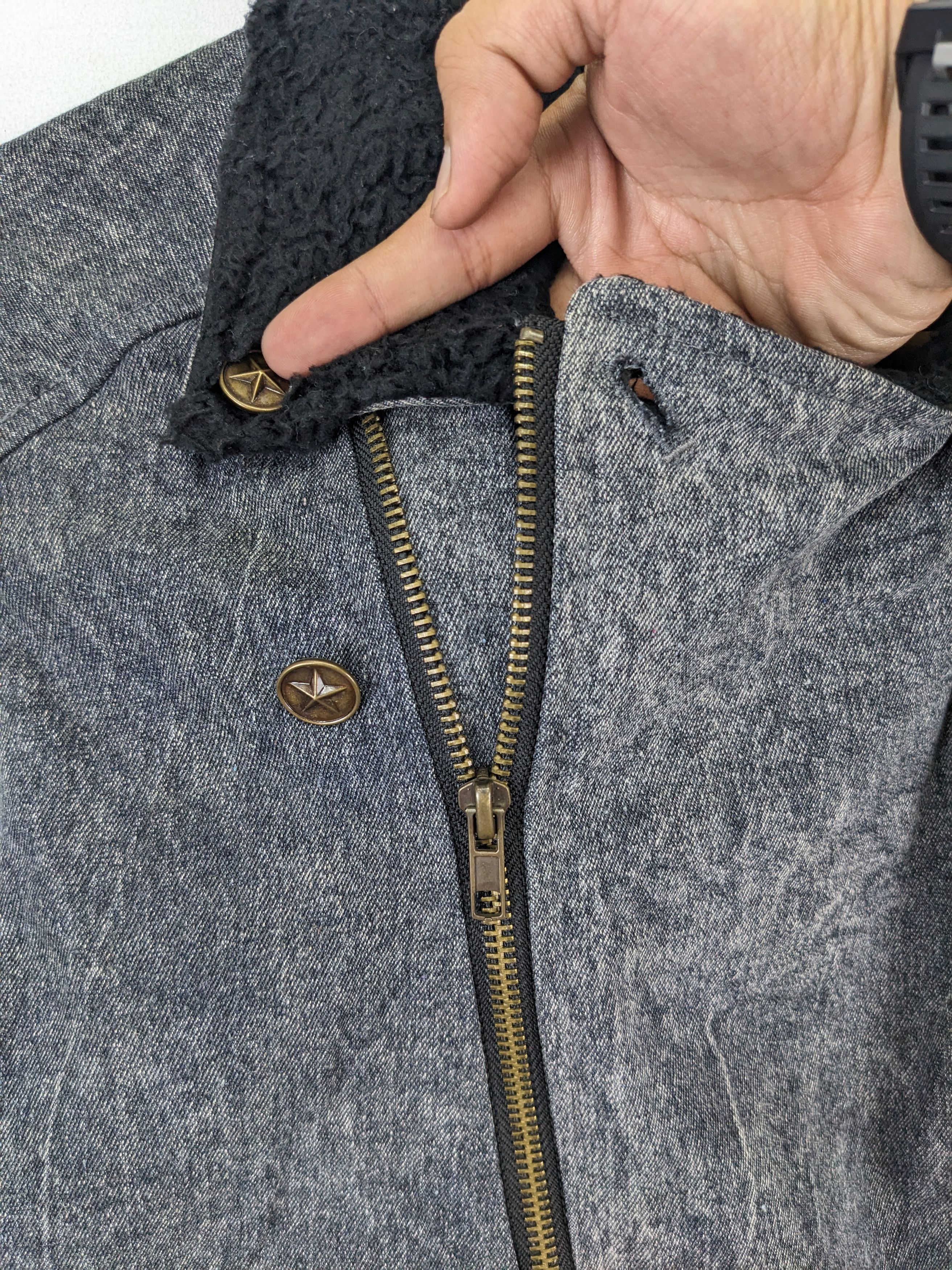 14th Addiction × Japanese Brand Vintage Bondage Jacket Double Collar Sleeve Leather Size US M / EU 48-50 / 2 - 14 Thumbnail