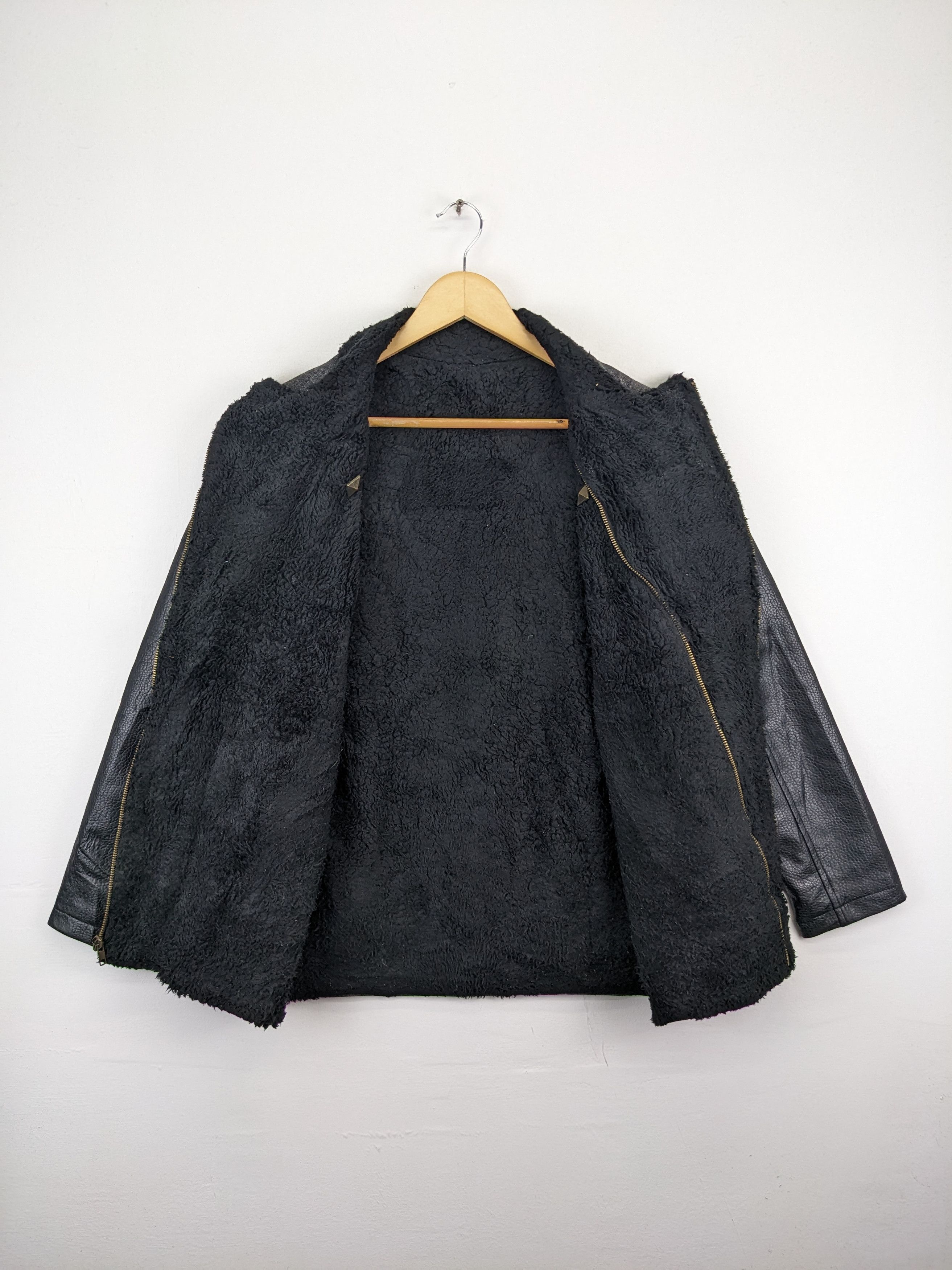 14th Addiction × Japanese Brand Vintage Bondage Jacket Double Collar Sleeve Leather Size US M / EU 48-50 / 2 - 15 Thumbnail