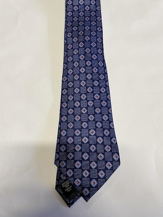Ermenegildo Zegna Ermenegildo Zegna New Men's Geometric Italian Silk Tie Size ONE SIZE - 3 Thumbnail