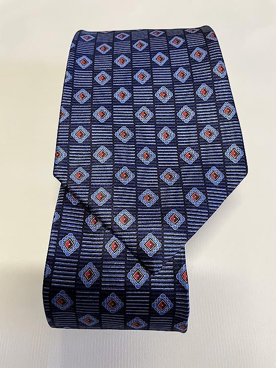 Ermenegildo Zegna Ermenegildo Zegna New Men's Geometric Italian Silk Tie Size ONE SIZE - 6 Thumbnail