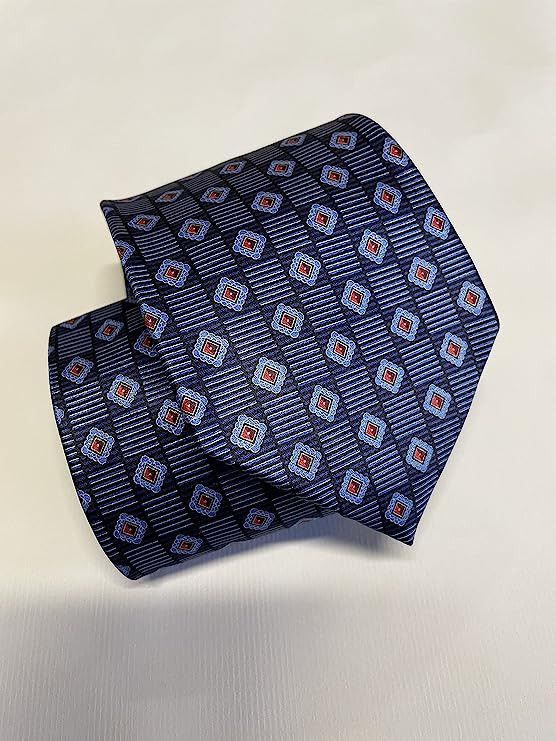 Ermenegildo Zegna New Men's Geometric Italian Silk Tie