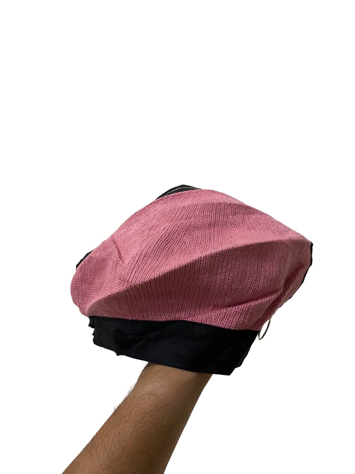 Ca4la beret Black/pink with centre zipper