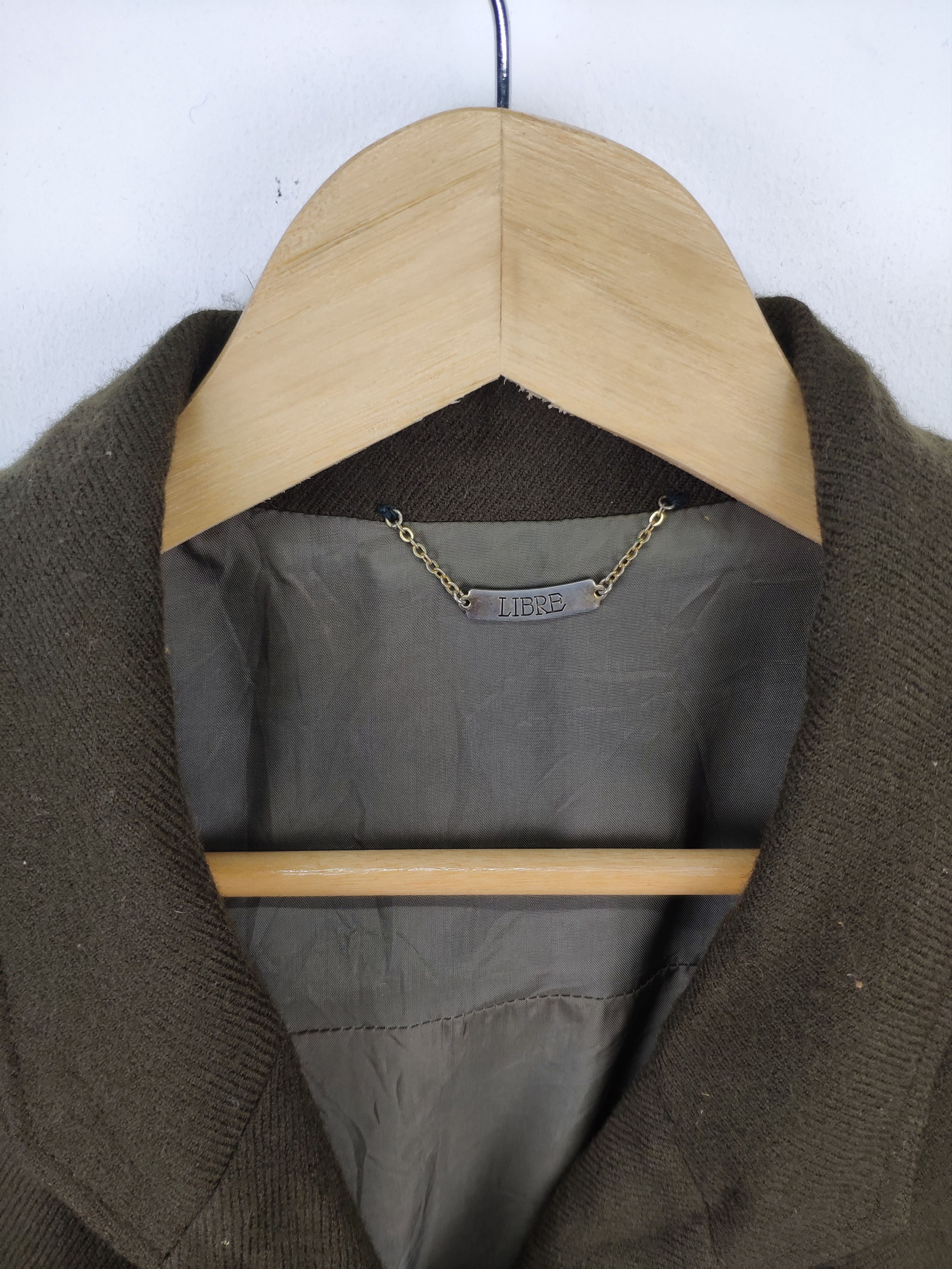 Japanese Brand × Le Grande Bleu (L.G.B.) Rare Design Wool Bondage Jacket Double Breasted Size M / US 6-8 / IT 42-44 - 3 Thumbnail
