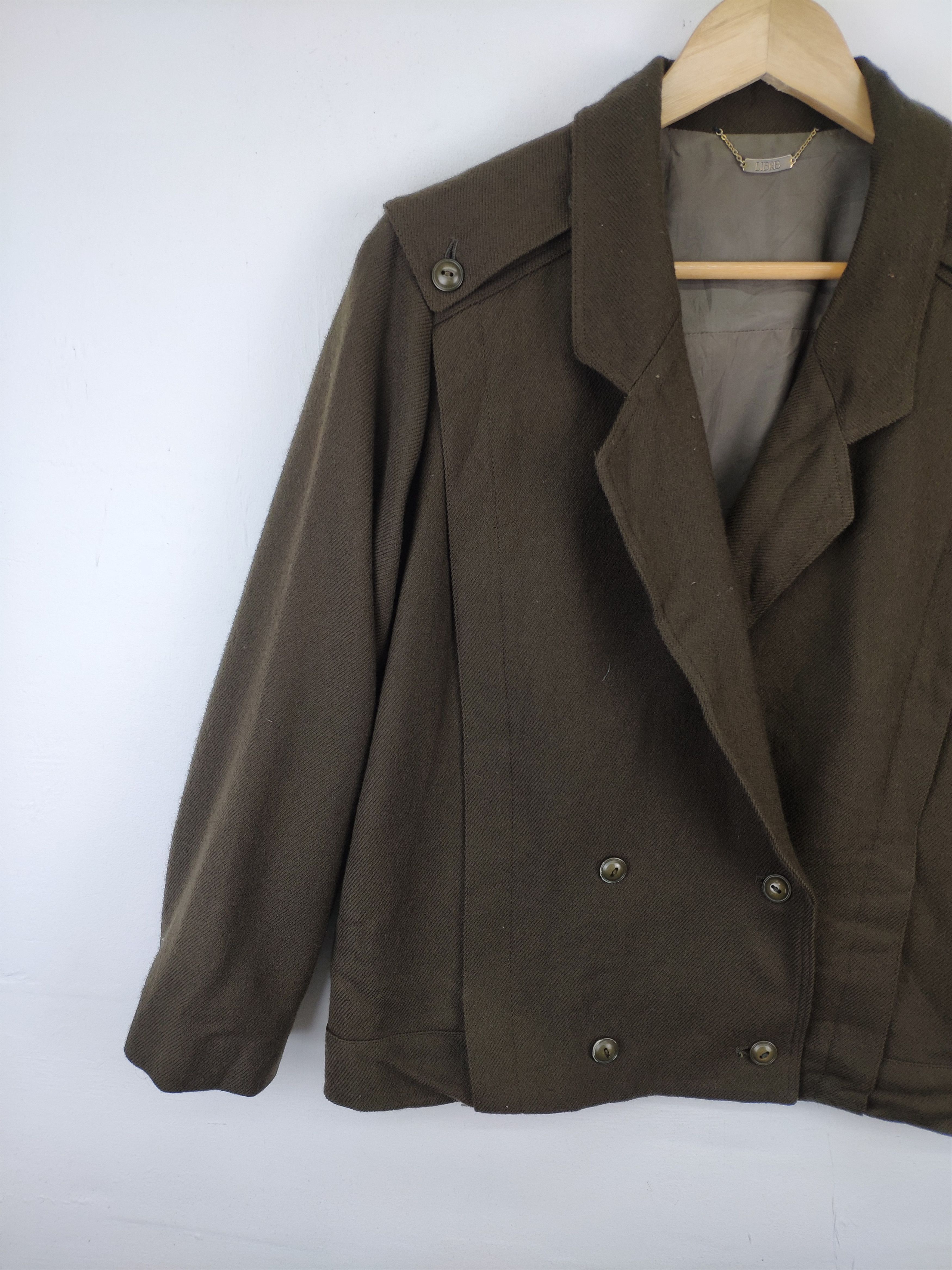 Japanese Brand × Le Grande Bleu (L.G.B.) Rare Design Wool Bondage Jacket Double Breasted Size M / US 6-8 / IT 42-44 - 7 Thumbnail