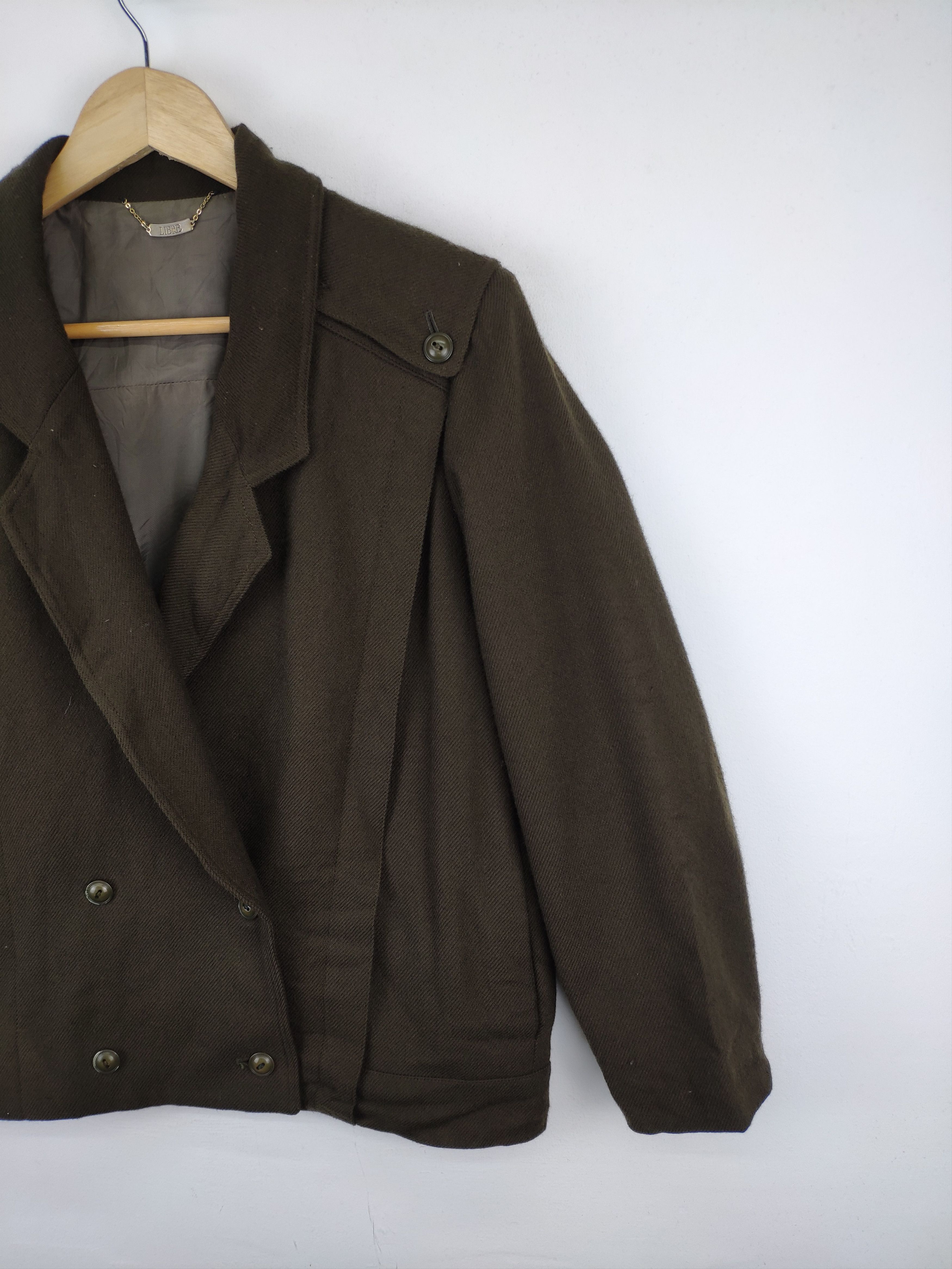 Japanese Brand × Le Grande Bleu (L.G.B.) Rare Design Wool Bondage Jacket Double Breasted Size M / US 6-8 / IT 42-44 - 6 Thumbnail