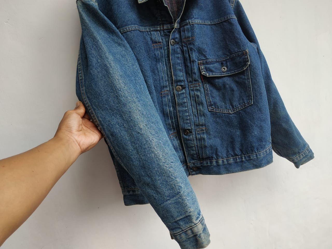 Sugar Cane Fit M to L, 90'S Sugarcane Type I Denim Jacket Size US L / EU 52-54 / 3 - 10 Thumbnail