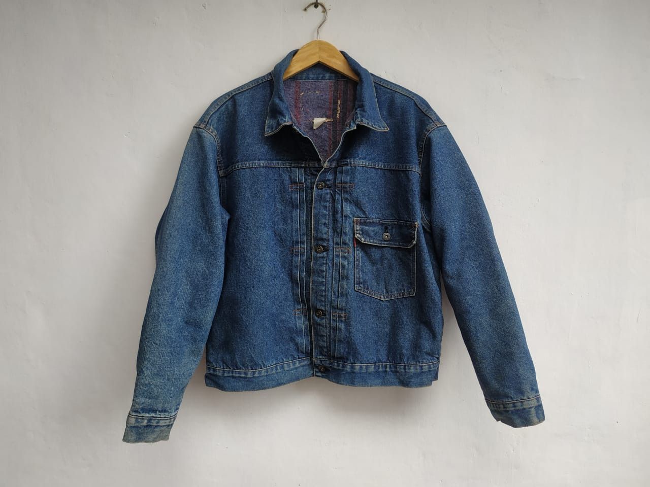 Sugar Cane Fit M to L, 90'S Sugarcane Type I Denim Jacket Size US L / EU 52-54 / 3 - 1 Thumbnail