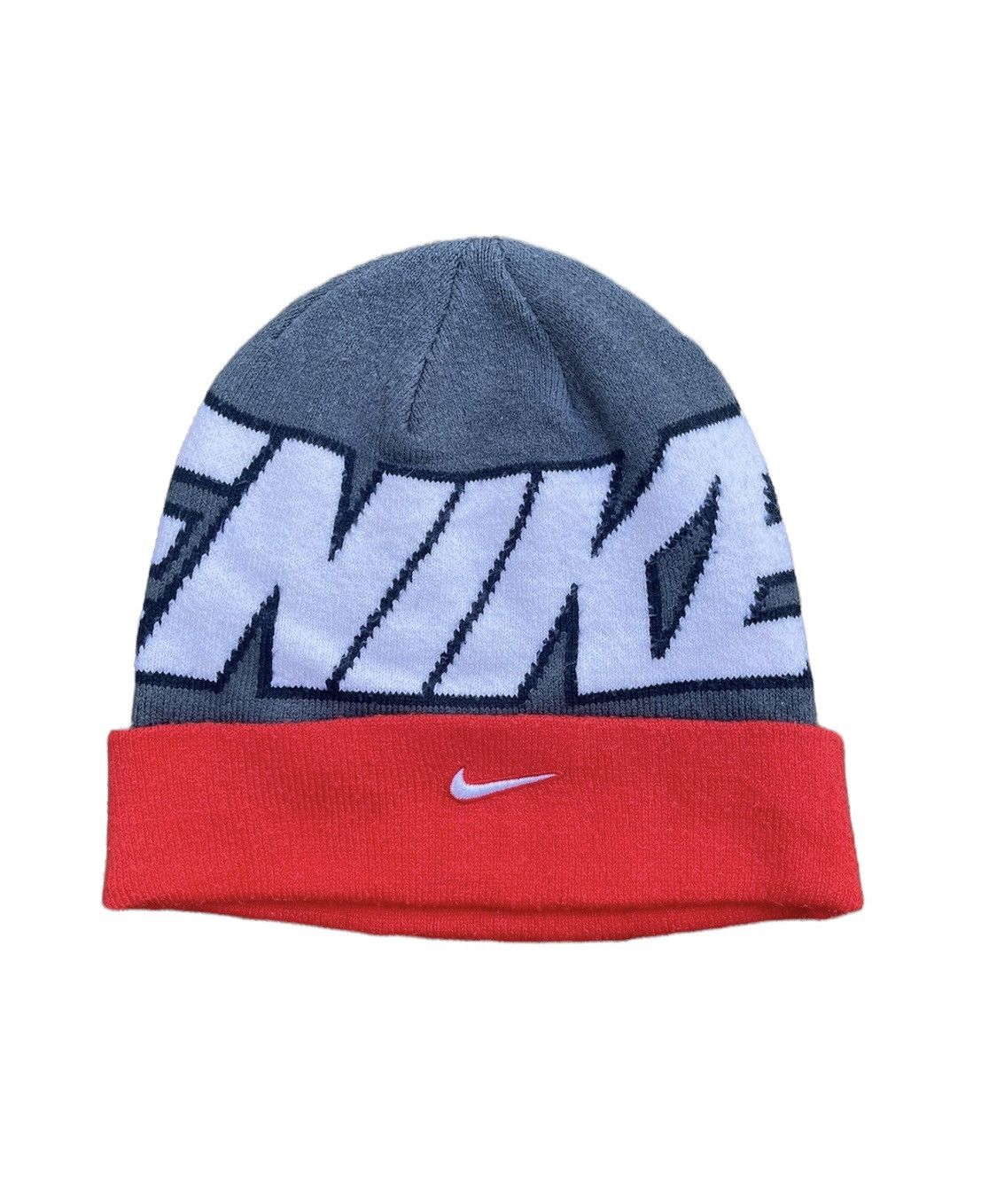 Nike SICK‼️ Nike Spellout Big Logo Winter Beanie Size ONE SIZE - 1 Thumbnail