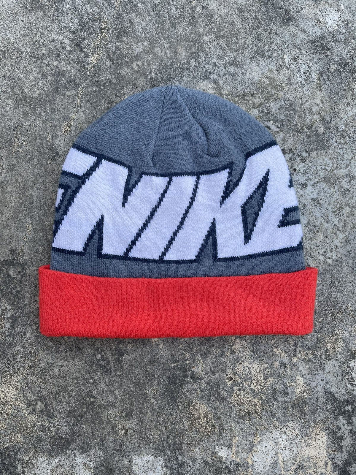 Nike SICK‼️ Nike Spellout Big Logo Winter Beanie Size ONE SIZE - 3 Thumbnail