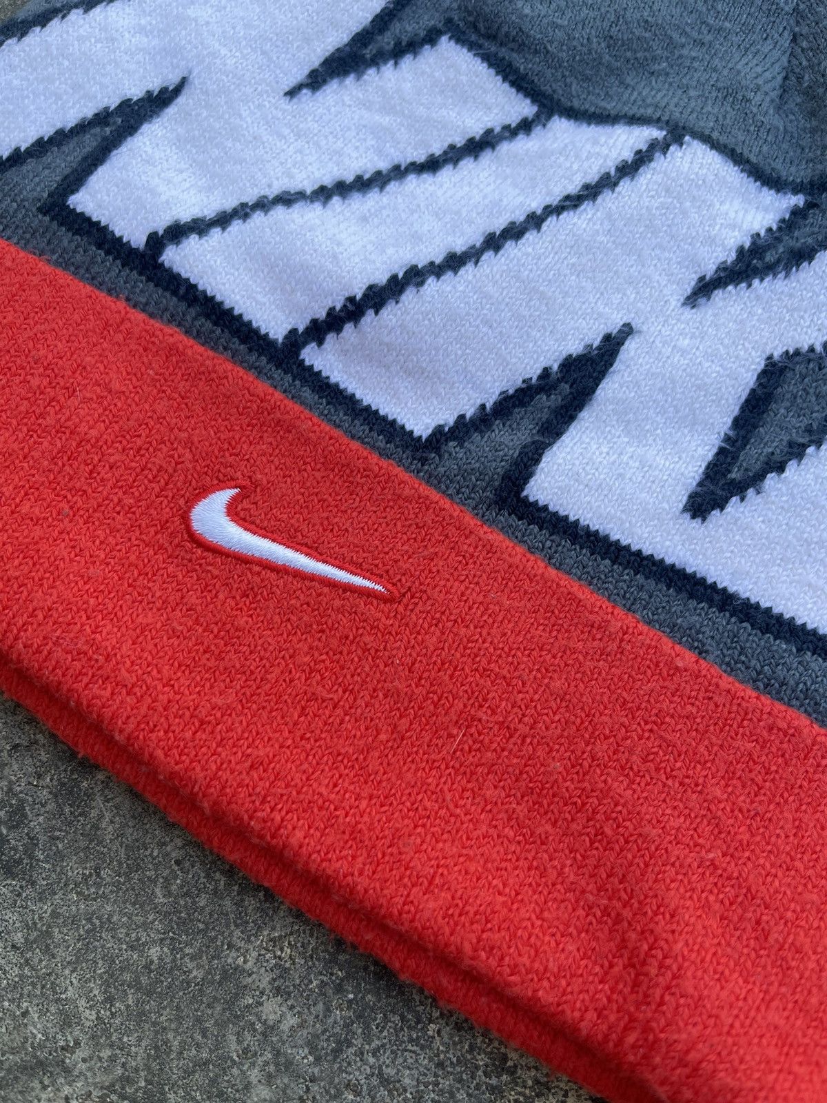 Nike SICK‼️ Nike Spellout Big Logo Winter Beanie Size ONE SIZE - 4 Thumbnail