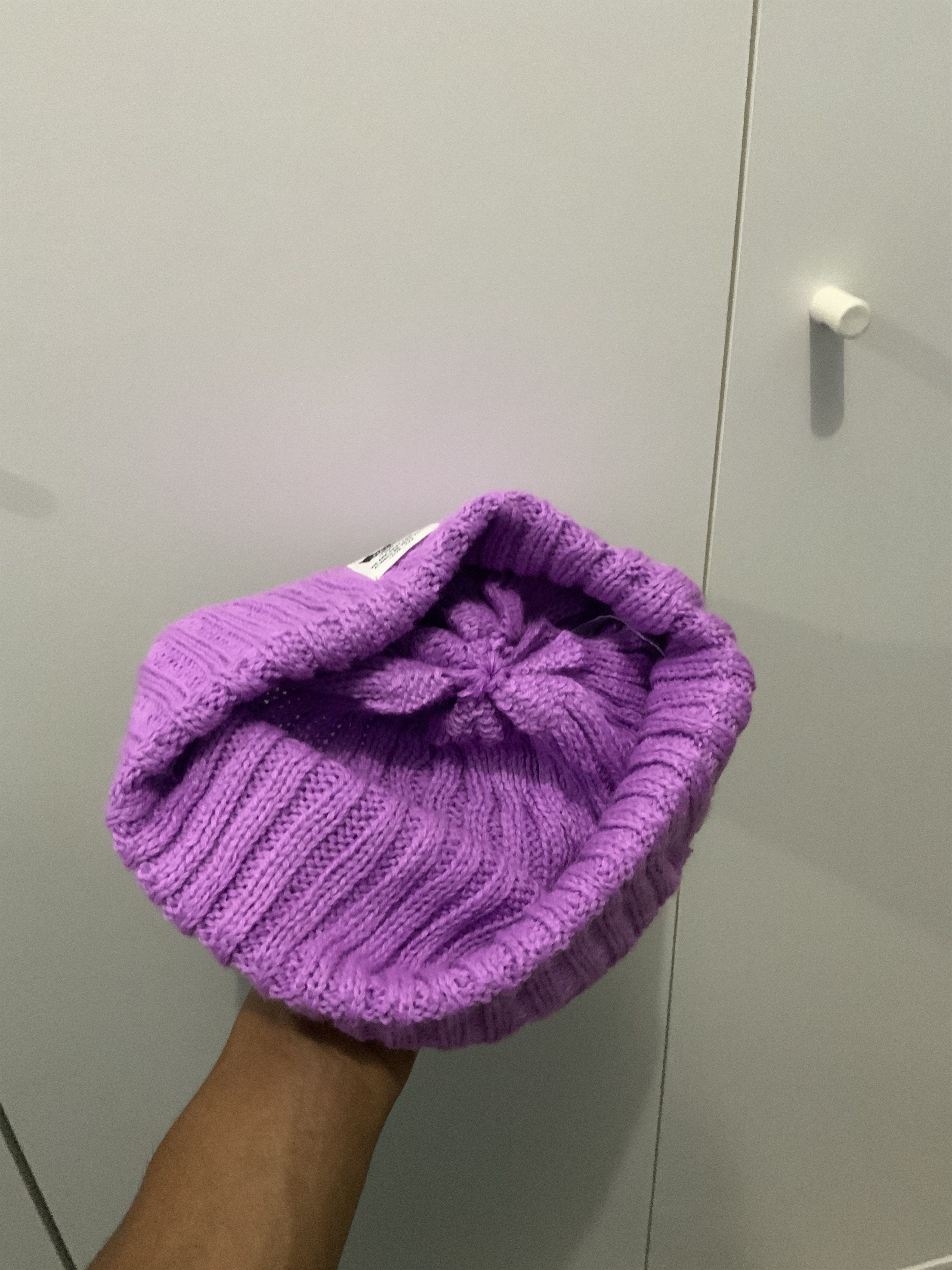Japanese Brand Hello x Daiso Cross Stitch Beanie Hat Size ONE SIZE - 9 Thumbnail