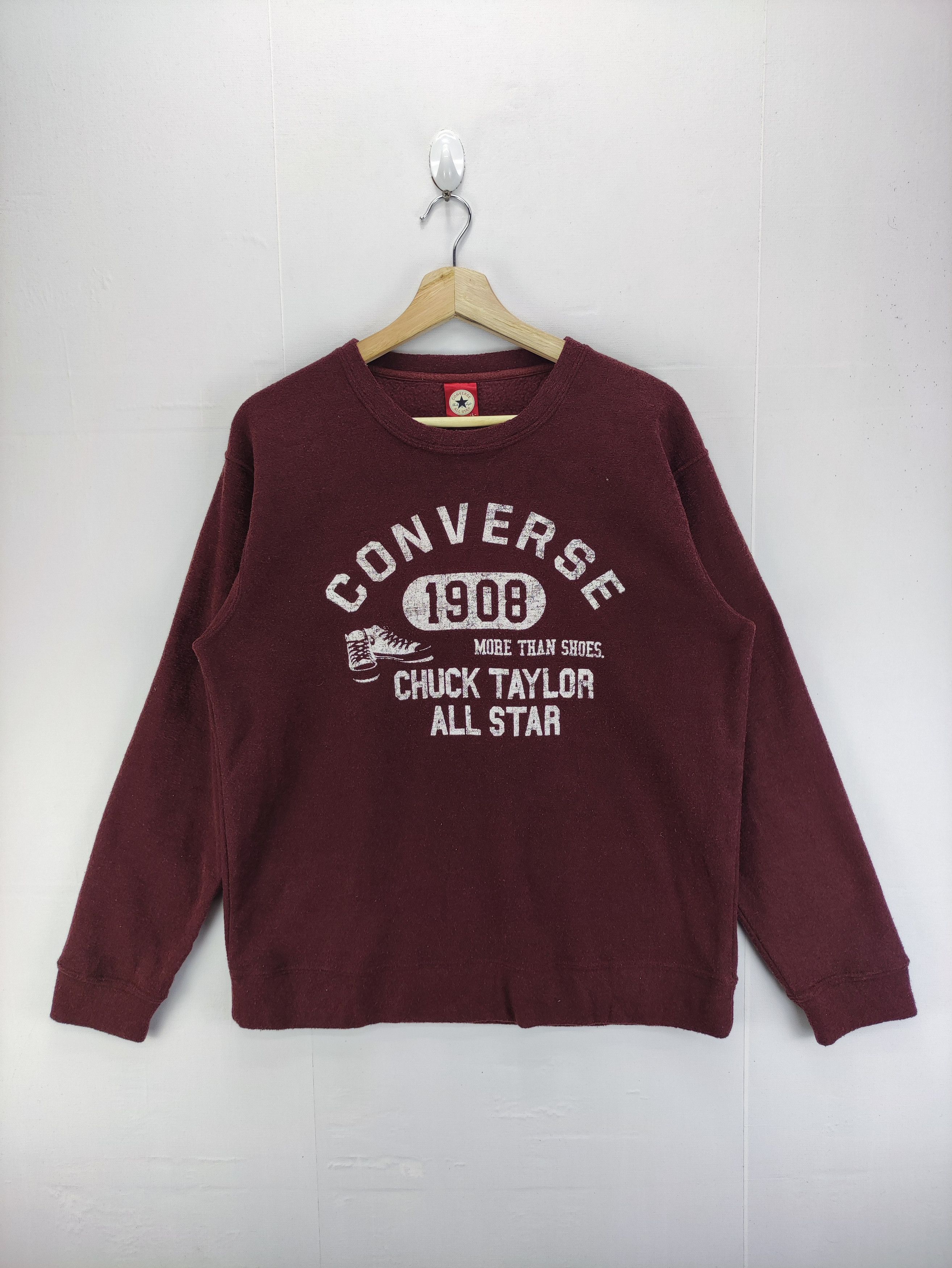 Converse Vintage Converse Sweatshirt Lining Fleece Size US M / EU 48-50 / 2 - 1 Thumbnail