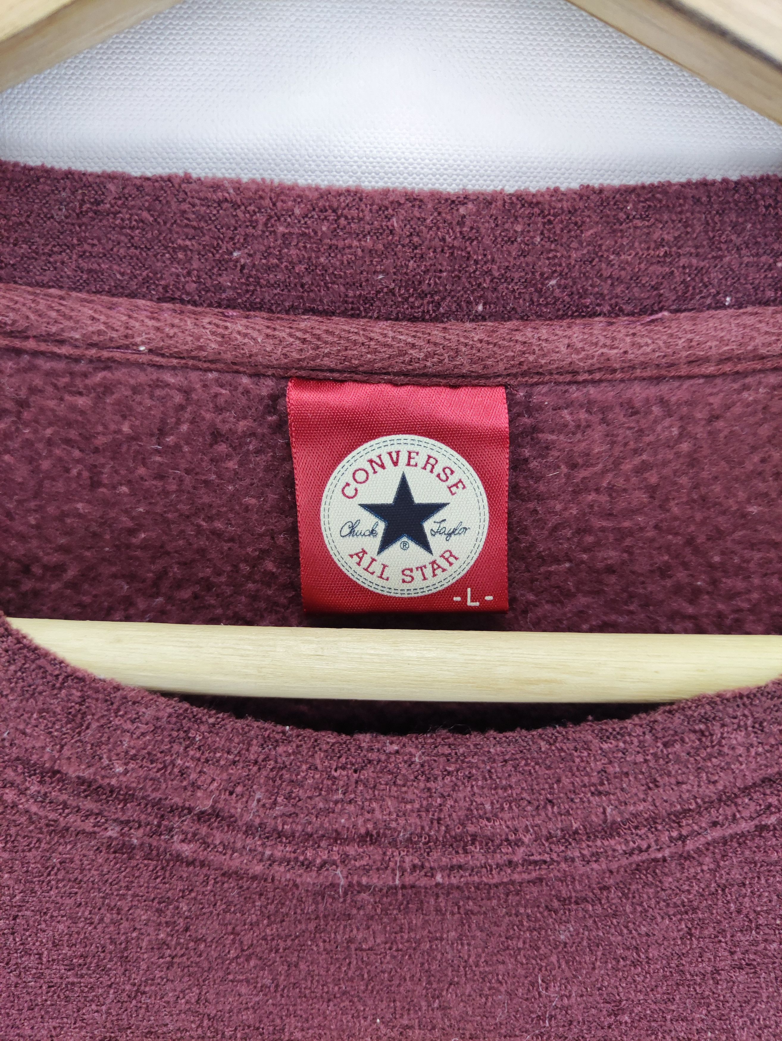 Converse Vintage Converse Sweatshirt Lining Fleece Size US M / EU 48-50 / 2 - 2 Thumbnail