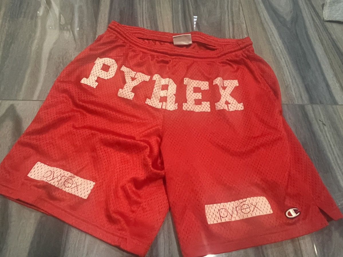 Pyrex Vision Pyrex version 2013 OG champion gym shorts red M | Grailed