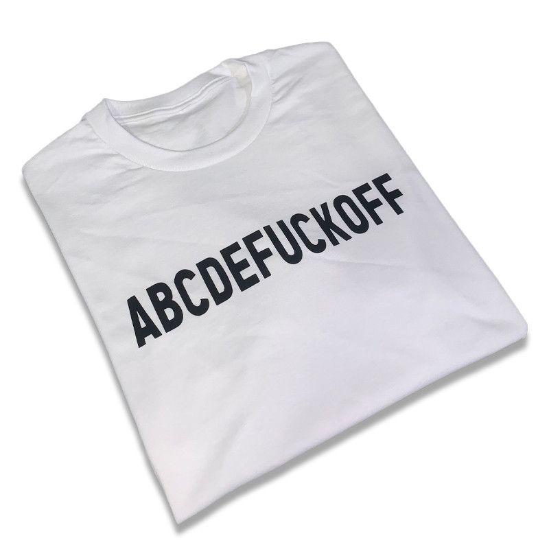 Vintage Abcfuckoff Vintage Y2K style quote T-shirt Size US M / EU 48-50 / 2 - 1 Thumbnail