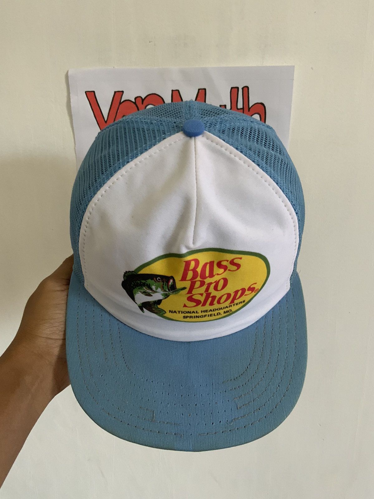 Bass Pro Shops Vintage Bass Pro Shops Trucker Hat Made in USA Size ONE SIZE - 7 Thumbnail