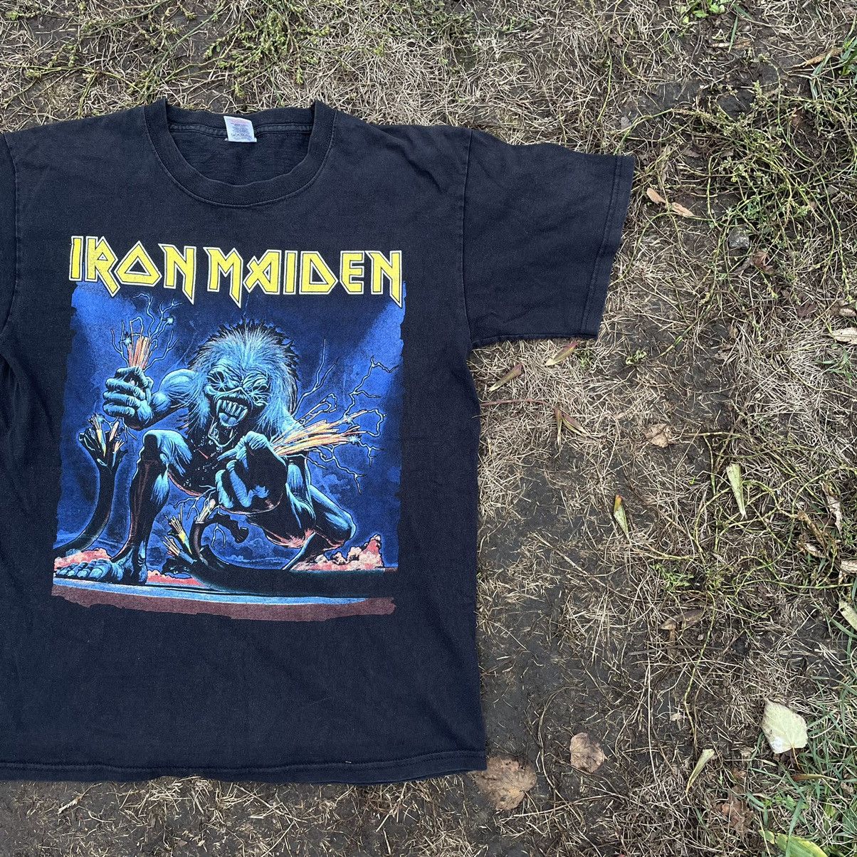 Vintage Vintage 90s Iron Maiden Band Tee Graphic Grunge Streetwear L Size US L / EU 52-54 / 3 - 4 Thumbnail