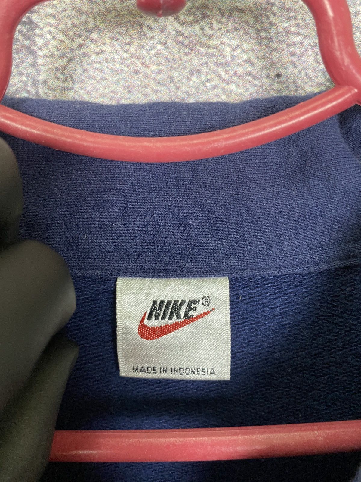 Vintage Vintage T-shirt Nike zip rare 90s 80s street wear cotton Size US XL / EU 56 / 4 - 8 Thumbnail