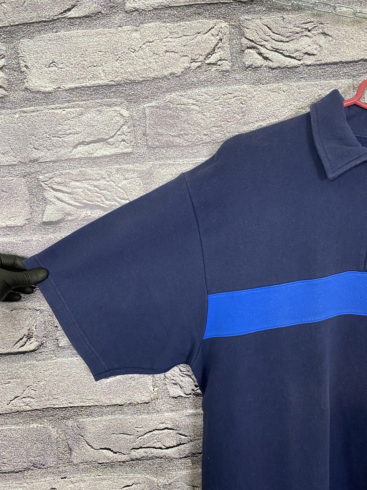 Vintage Vintage T-shirt Nike zip rare 90s 80s street wear cotton Size US XL / EU 56 / 4 - 4 Thumbnail