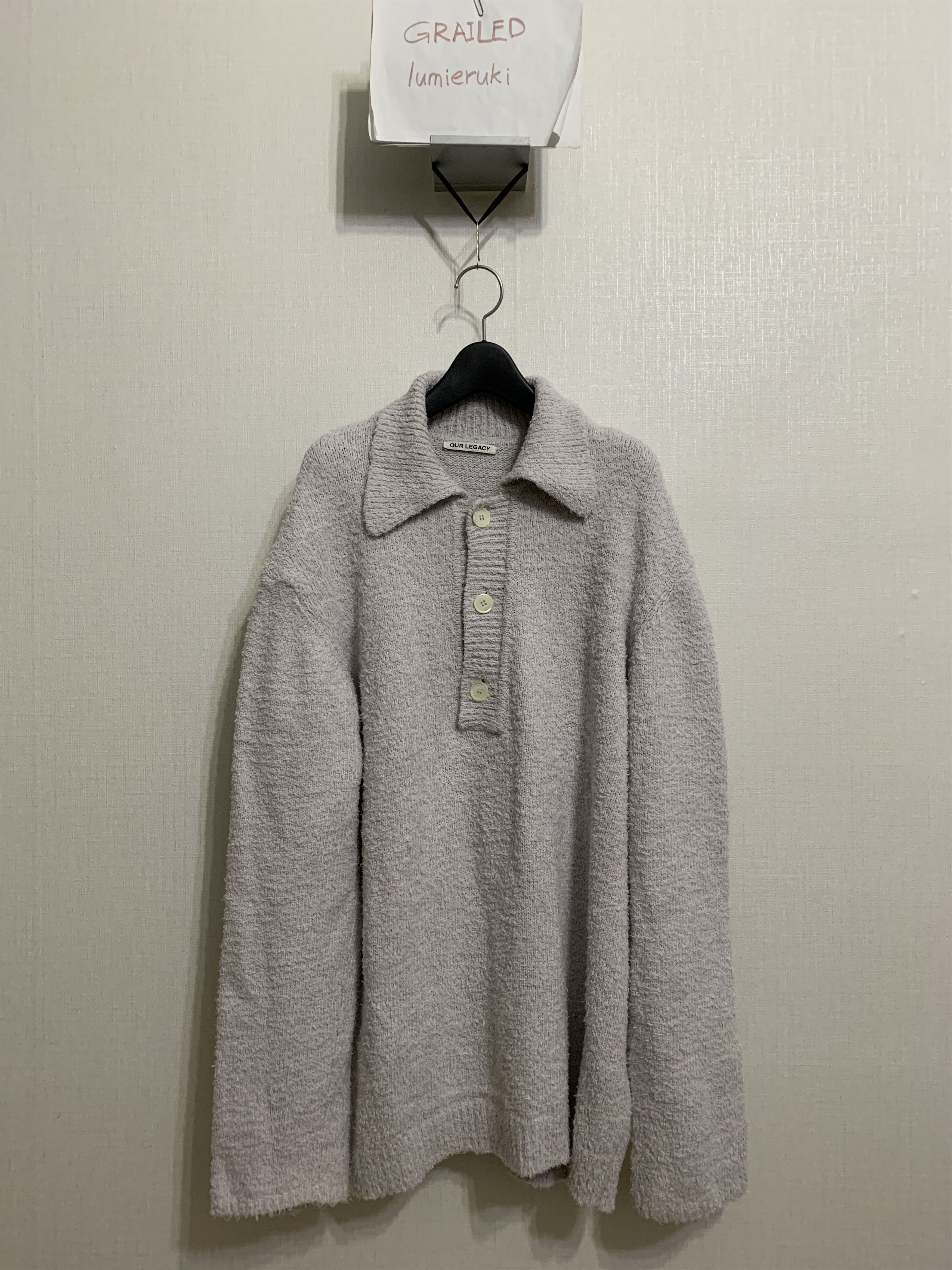 Our Legacy Lavender Big Piquet Knit Top Size US M / EU 48-50 / 2 - 2 Thumbnail
