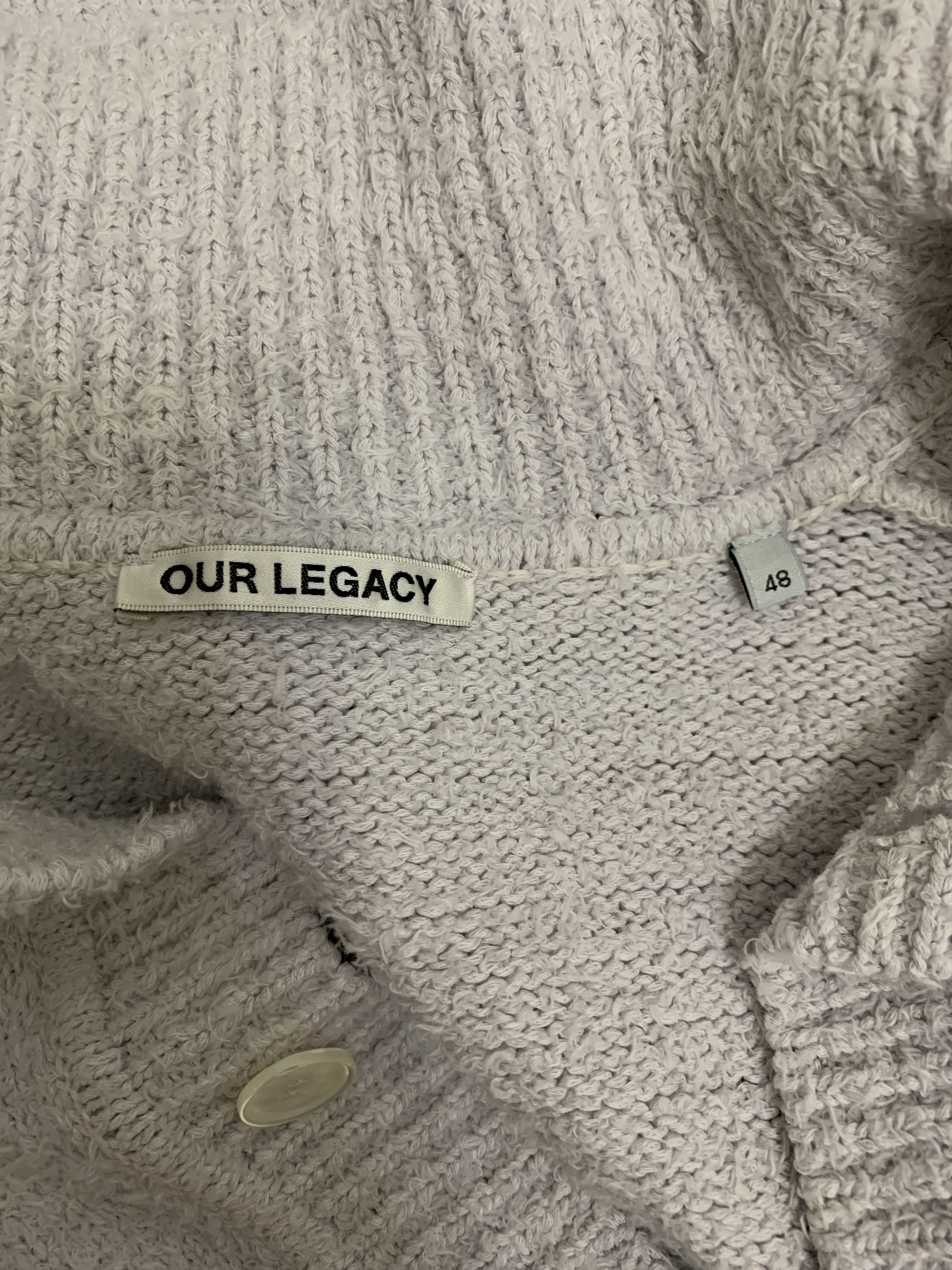 Our Legacy Lavender Big Piquet Knit Top Size US M / EU 48-50 / 2 - 6 Thumbnail