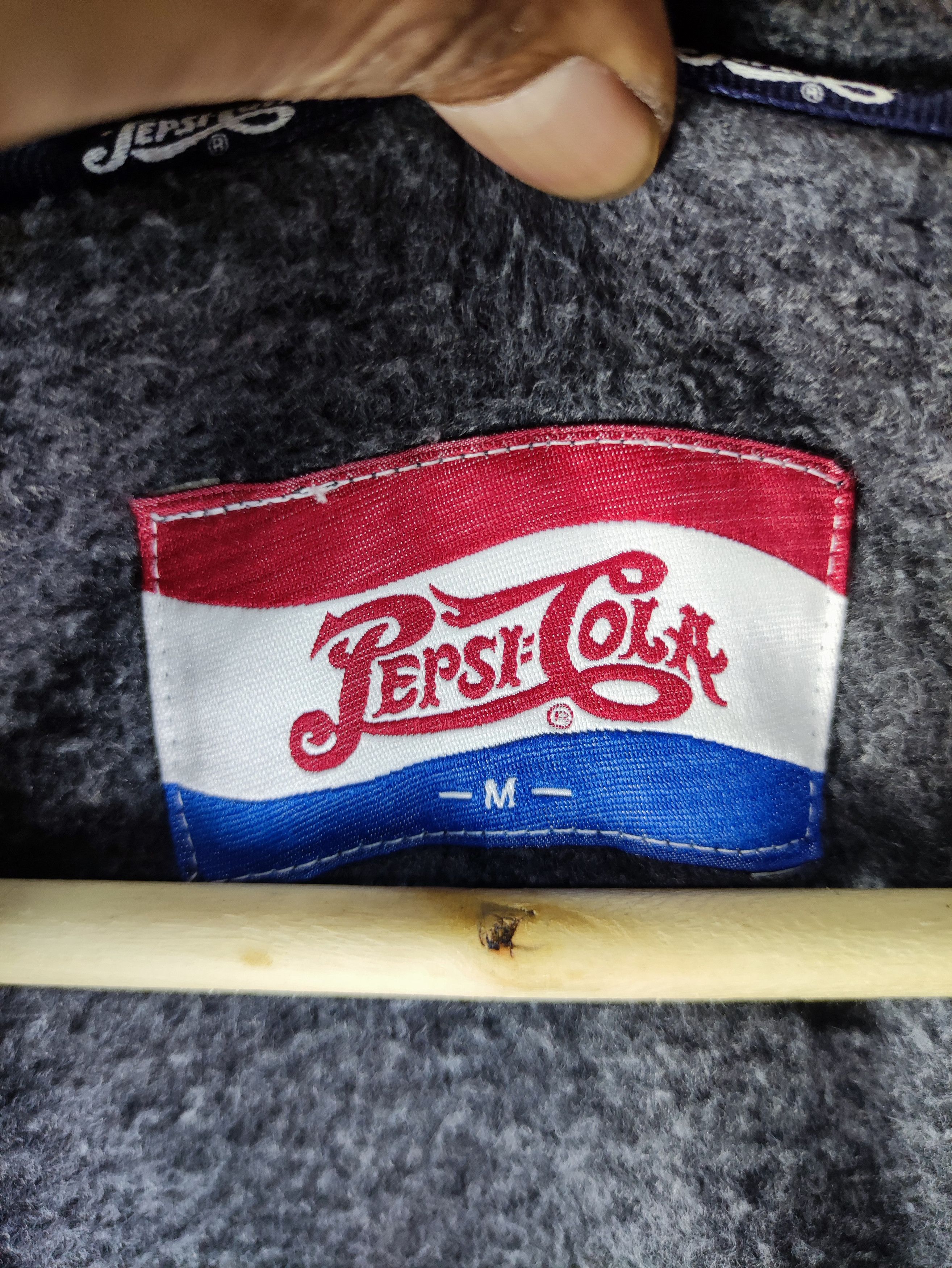 Pepsi Vintage Pepsi-Cola Fleece Sweater Half Zip Size US M / EU 48-50 / 2 - 5 Thumbnail
