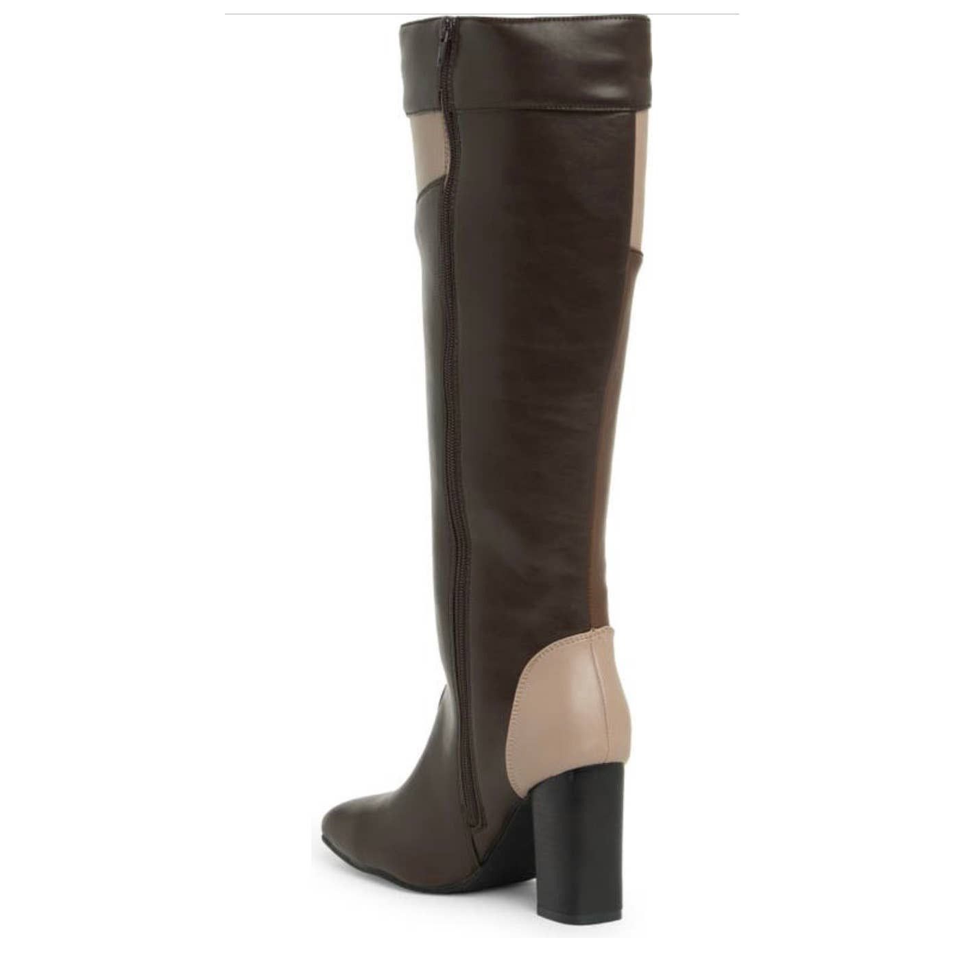 Halston H by Halston Gianna colorblock knee high boots | Grailed